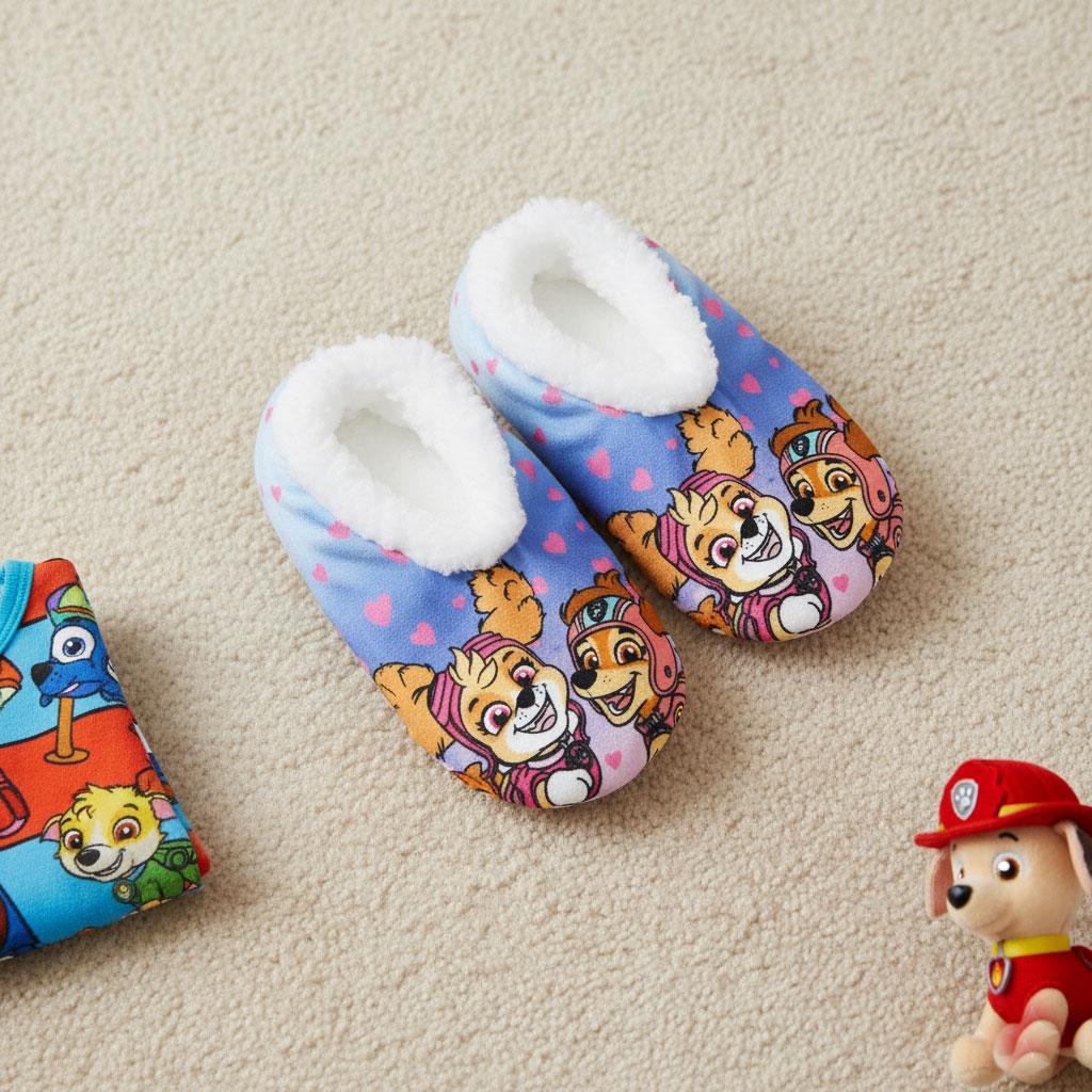 A2Z 4 Kids Officially Licensed Paw Patrol Boys Girls Slipperettes Warm Slippers