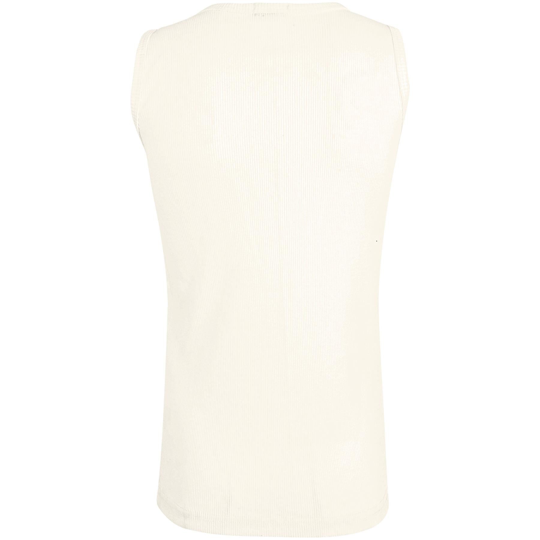 Kids Girls Ribbed Vest Top 100% Thick Cotton Fashion Tank Tops T Shirt 2-13 Year