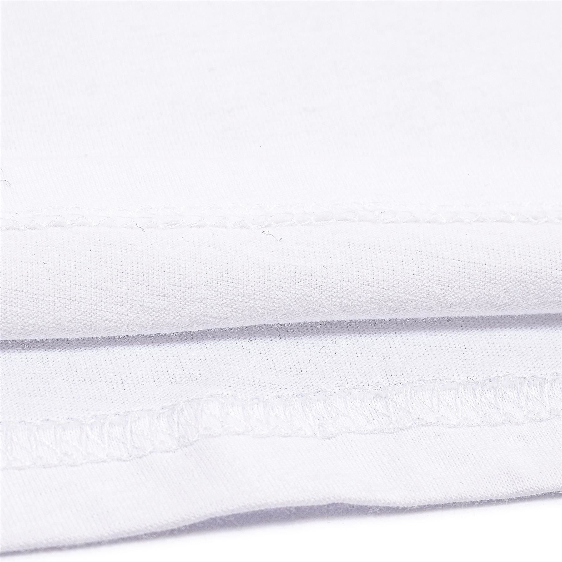 Mens 100% Combed Cotton 5 Pack White Sleeveless Underwear Vest