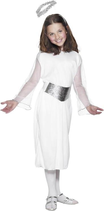 NEW Angel Nativity Dress, Belt and Halo Girls Christmas Fancy Dress Costume