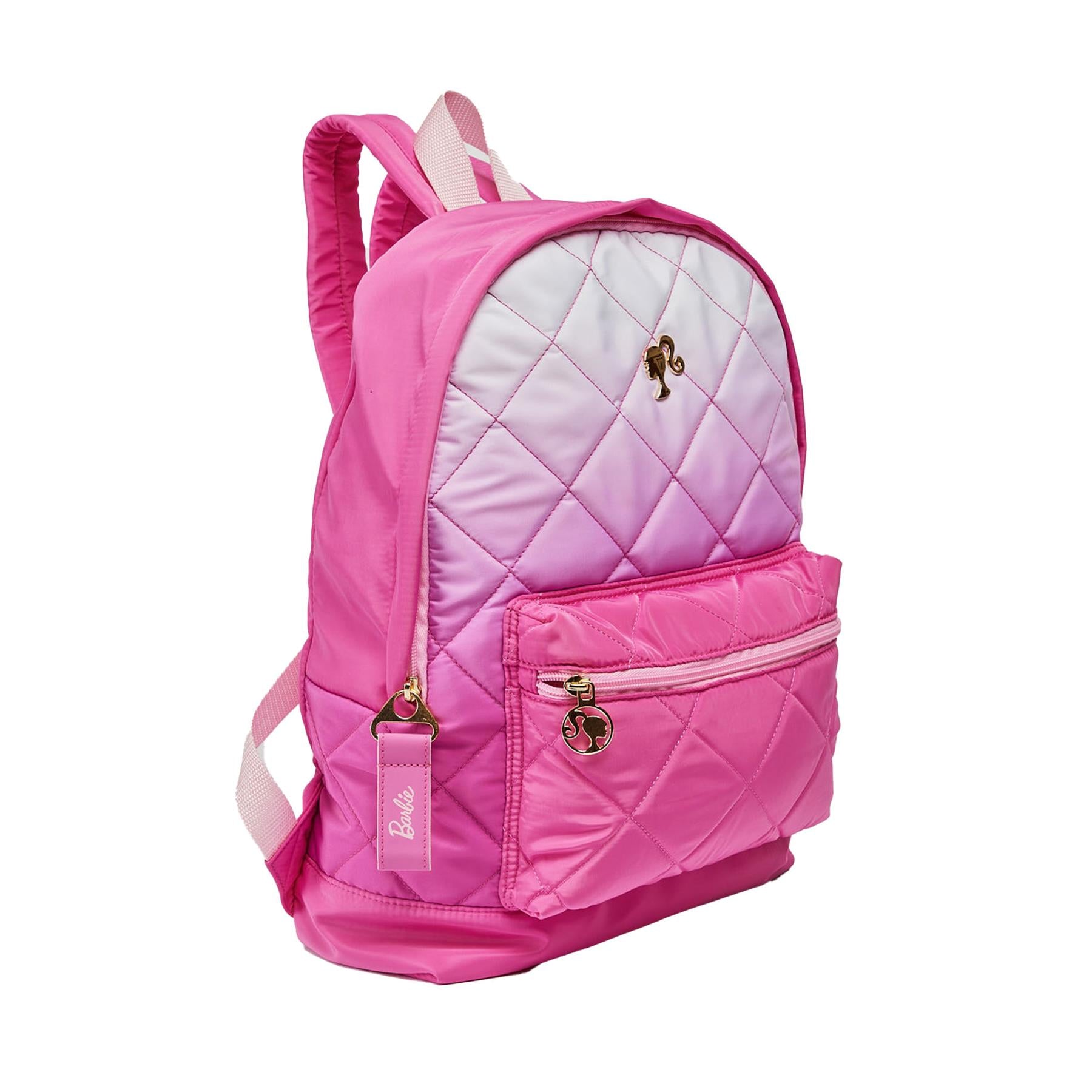 Kids Officially Licensed Barbie Quilted Eva Character School Travel Backpack