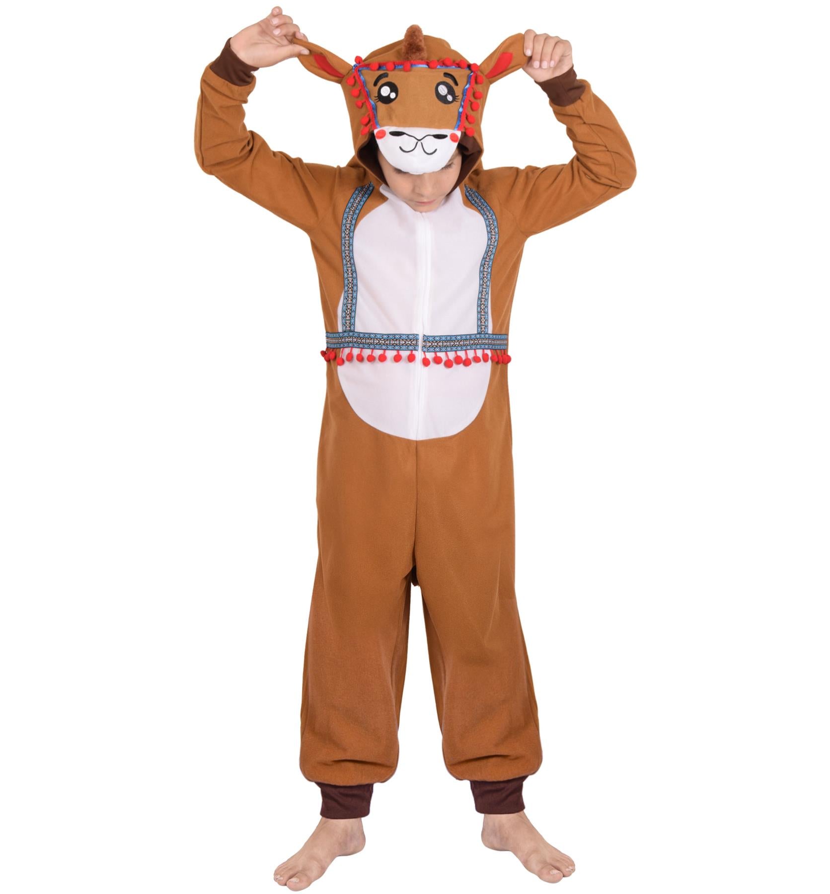 Kids Girl Boys Xmas Nativity Camel Costume School Play Camel Fancy Dress Costume