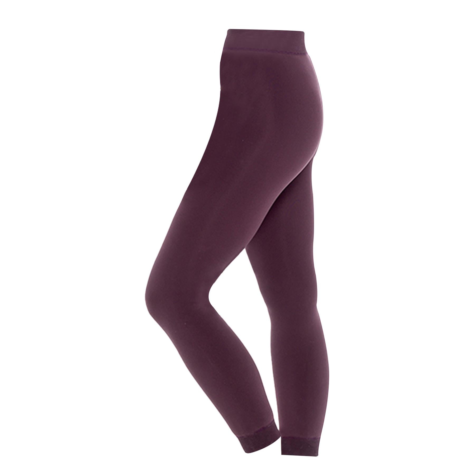 Ladies Velvet Plush Thermal Legging Soft Stretchy Everyday High Waist Leggings