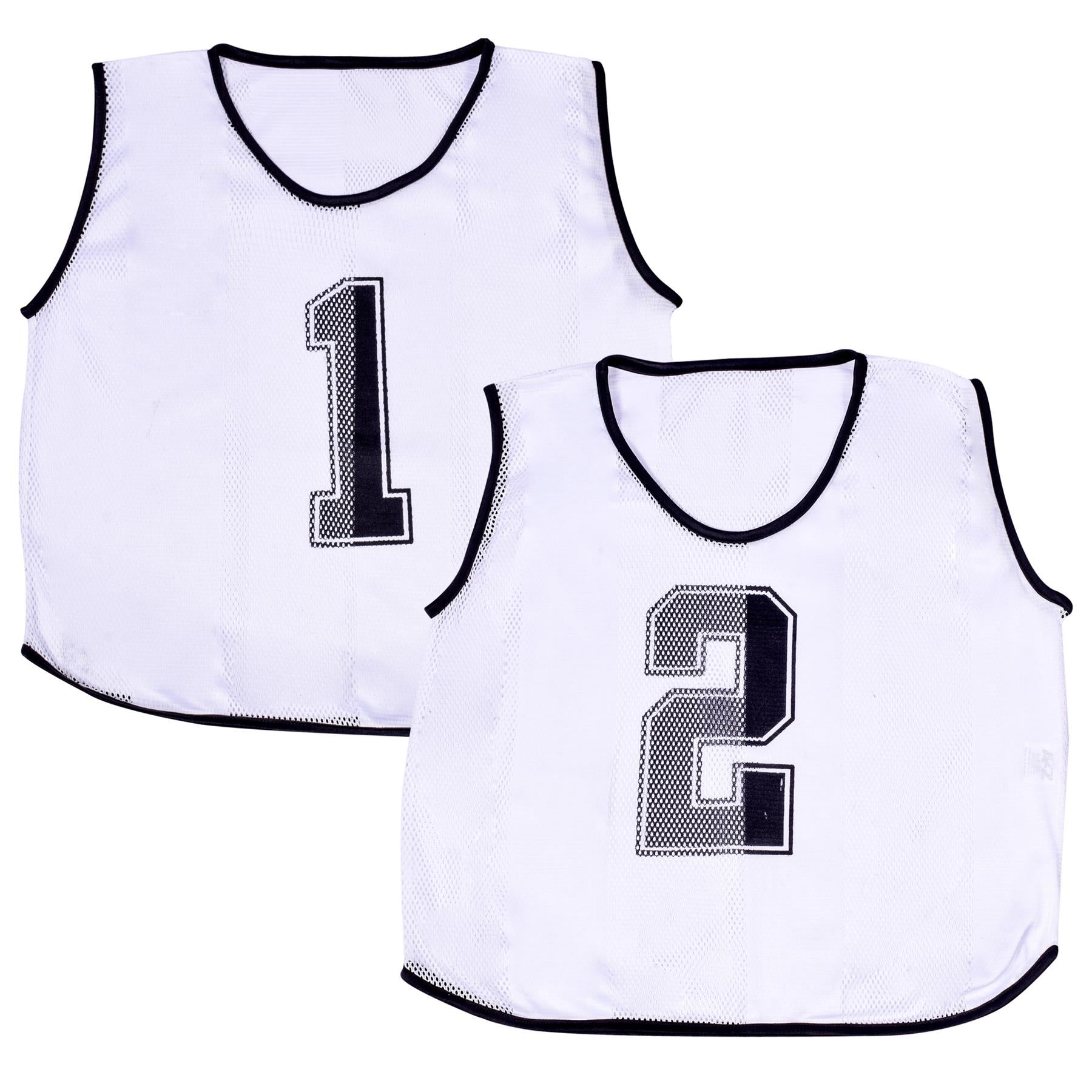 A2Z 6 Pack Sports Number Mesh Bib Comfortable During Football Rugby Sports Adult