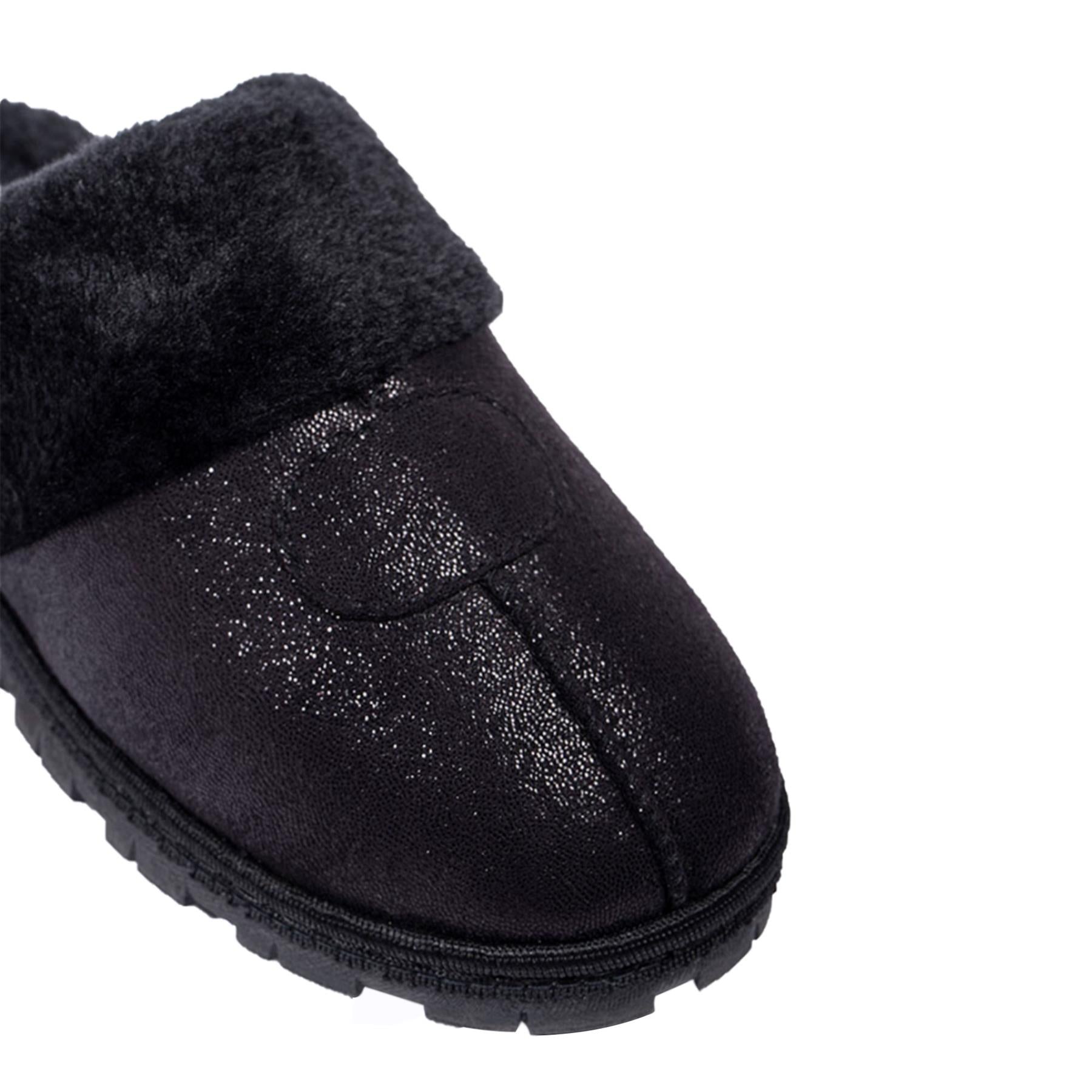 A2Z Women Slippers Winter Warm Cozy Faux Fur Comfortable Non-Slip Mule Slipper