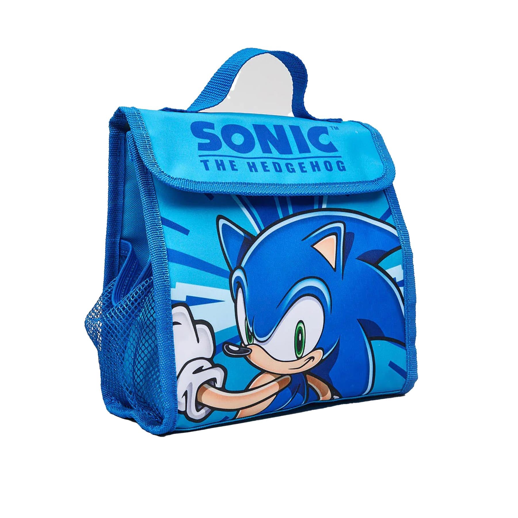 Kids Sonic The Hedgehog Lunch Bag Official Licensed PE School Camping Lunch Bags