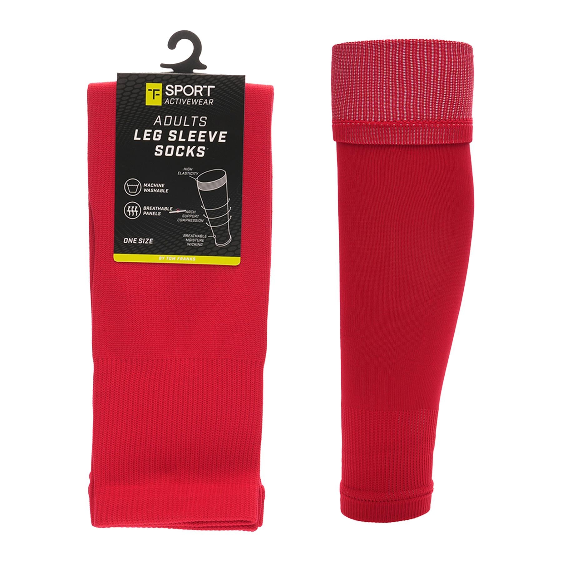 A2Z Mens Pack of 3 Football Sock Sleeve 50cm Sports Training Grip Socks Sleeves