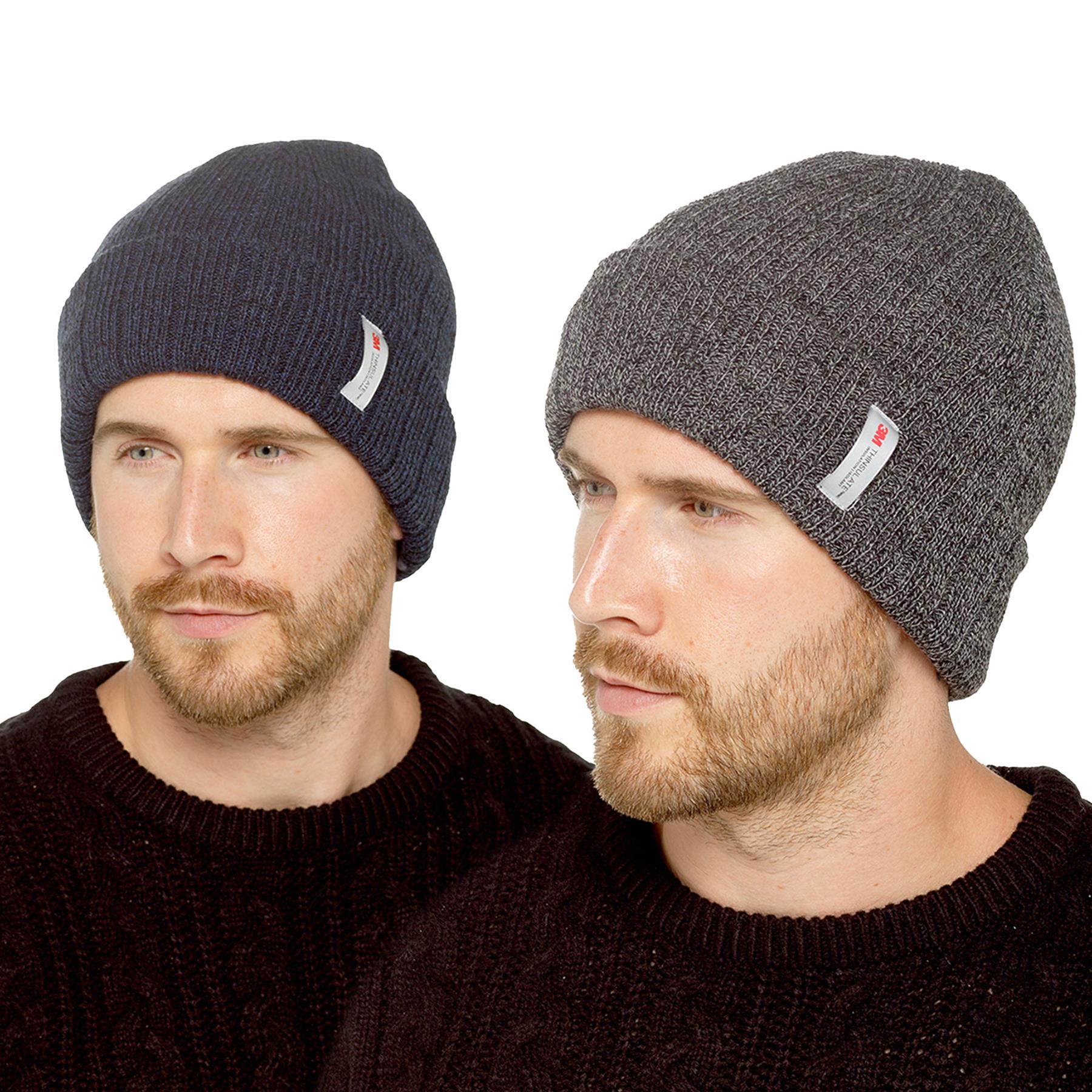 A2Z Mens Hat Twist Yarn Cable Knitt Beanie 3M Thinsulate Insulation Beanie Hats