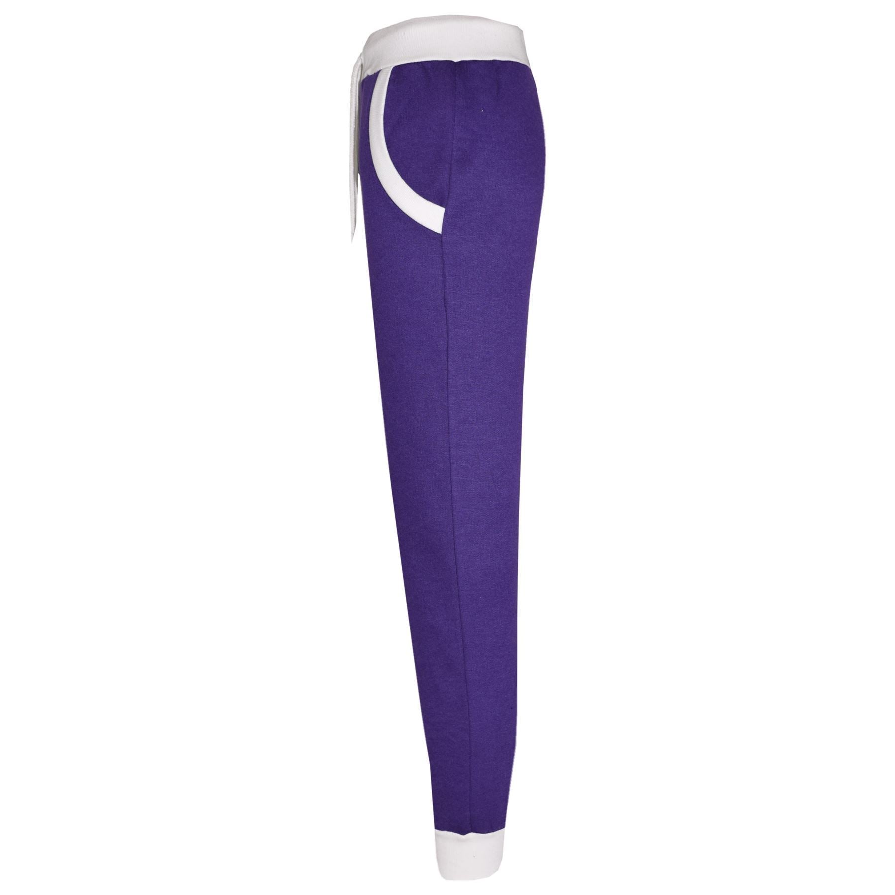 Kids Girls The Power Design Jogger Purple Tracksuit