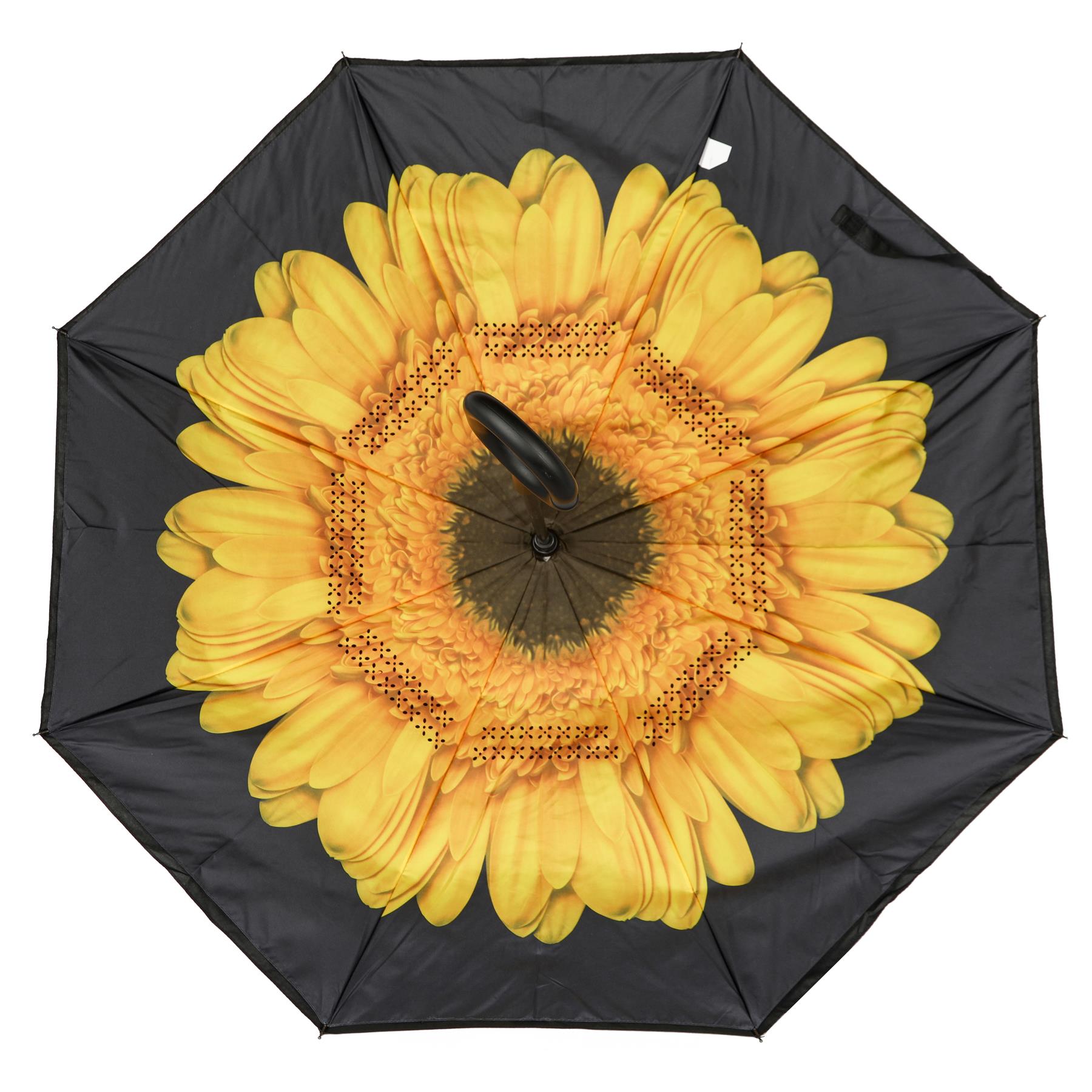 A2Z Women's Dual Layer Inverted Umbrella Reverse Open Folding Umbrella C Handle