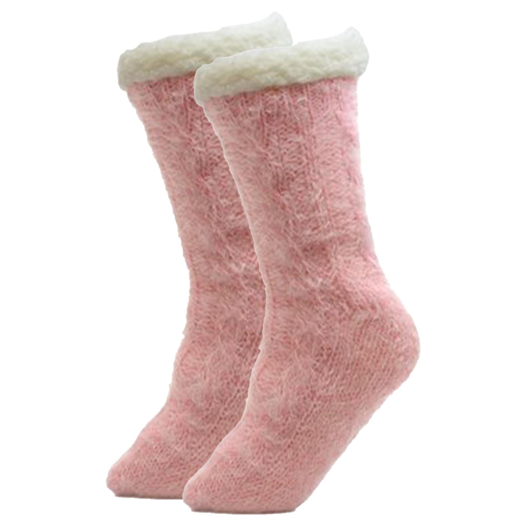 A2Z Ladies Socks Feather Yarn Lounge Sherpa Lining Comfort Soft Cosy Fuzzy Socks