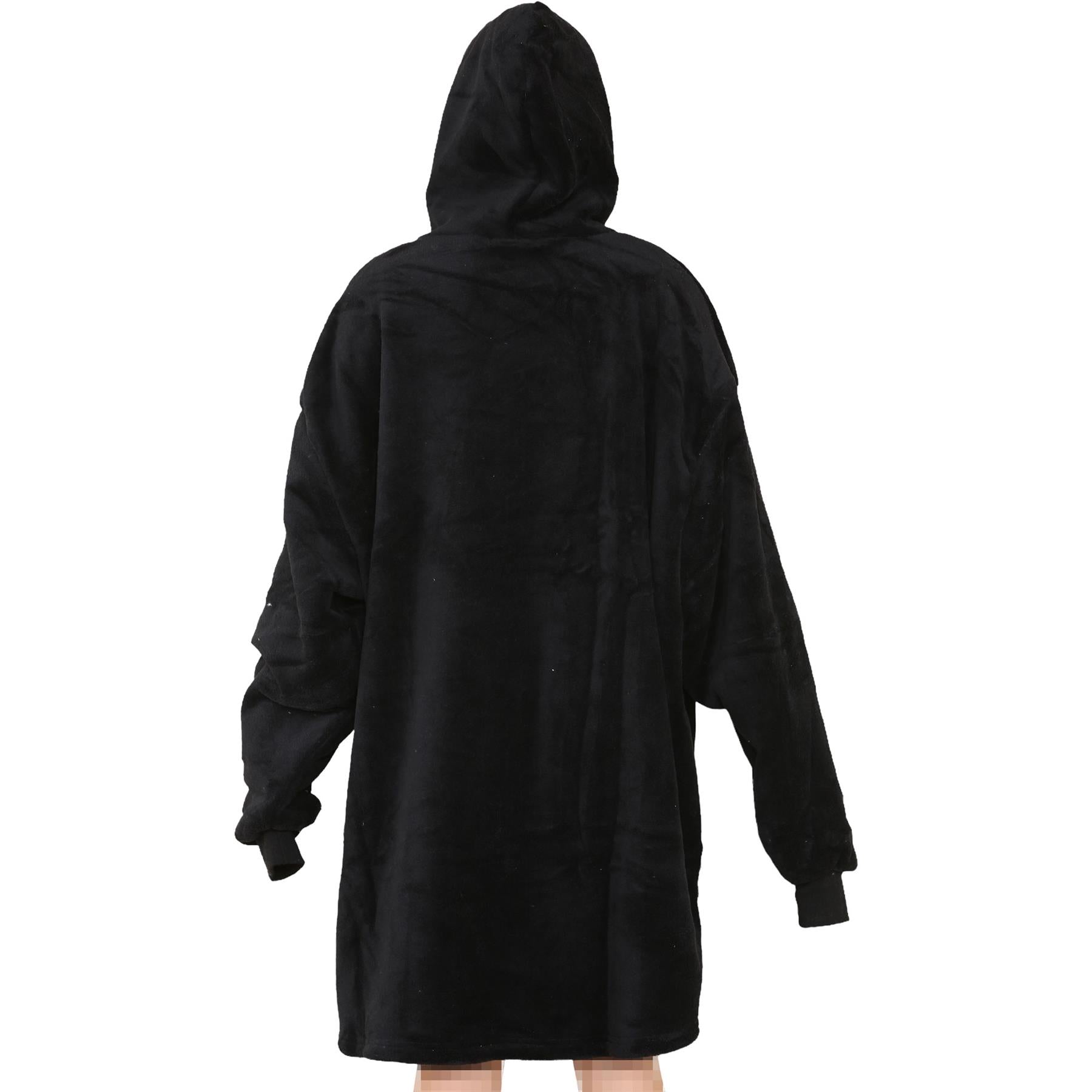 Unisex Oversized Hoodie Snuggle with Plush Sherpa Fleece Lining For Men & Women