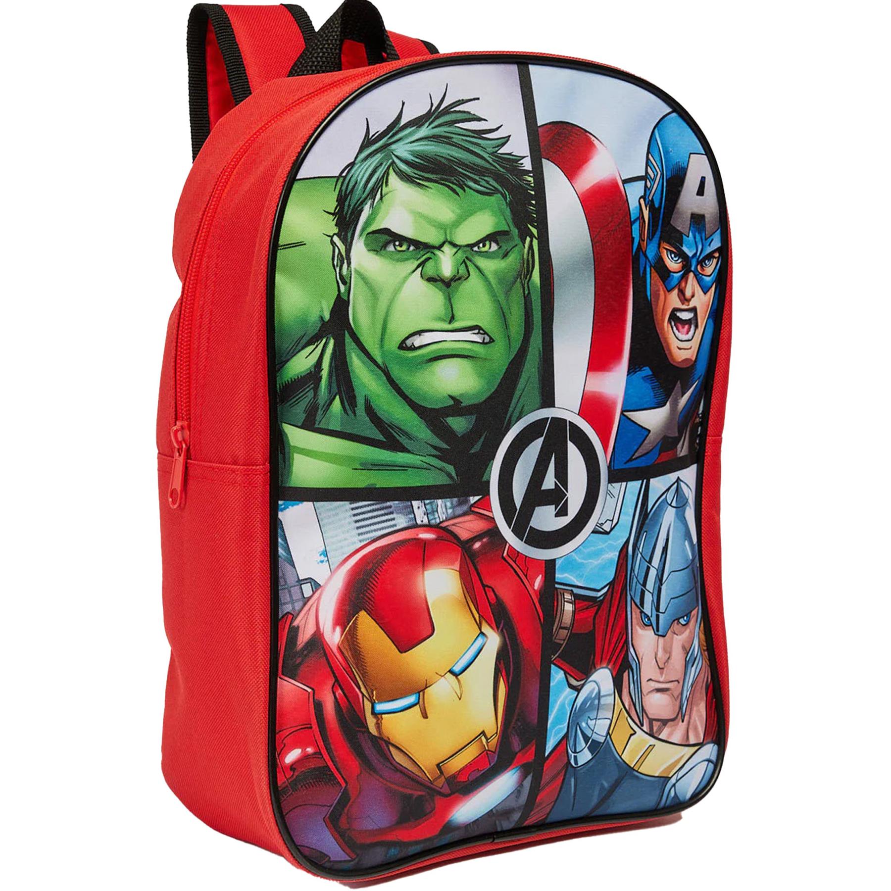 Boys Avengers Character Backpack Officially Licensed Rucksack School PE Backpack