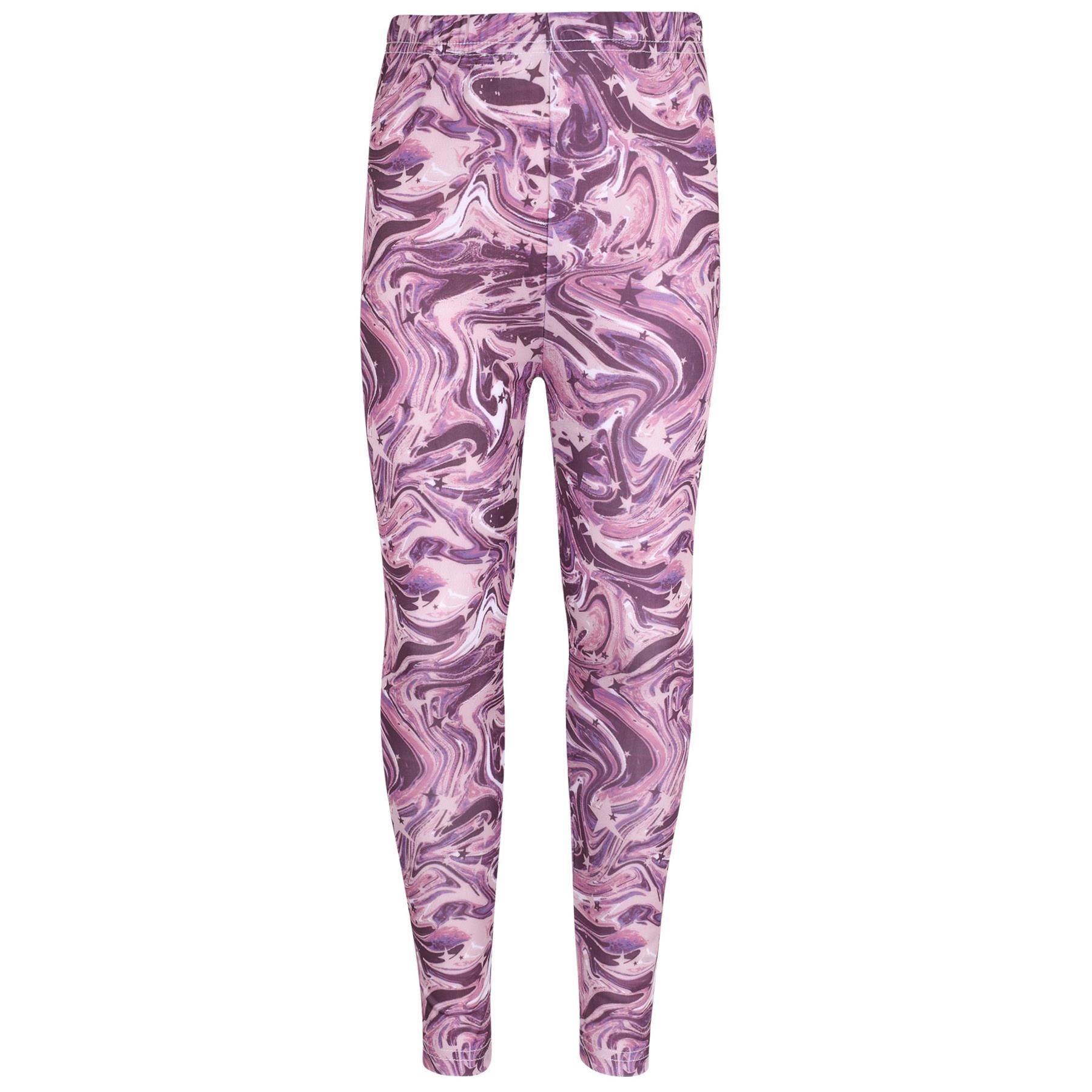 Kids Girls 3D Tie Dye Print Leggings