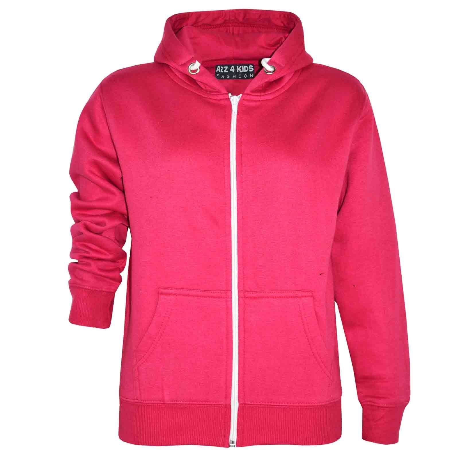 A2Z 4 Kids Girls Boys Hoodie Pullover Sweatshirt Full Zip-Up Hooded Zipper Top