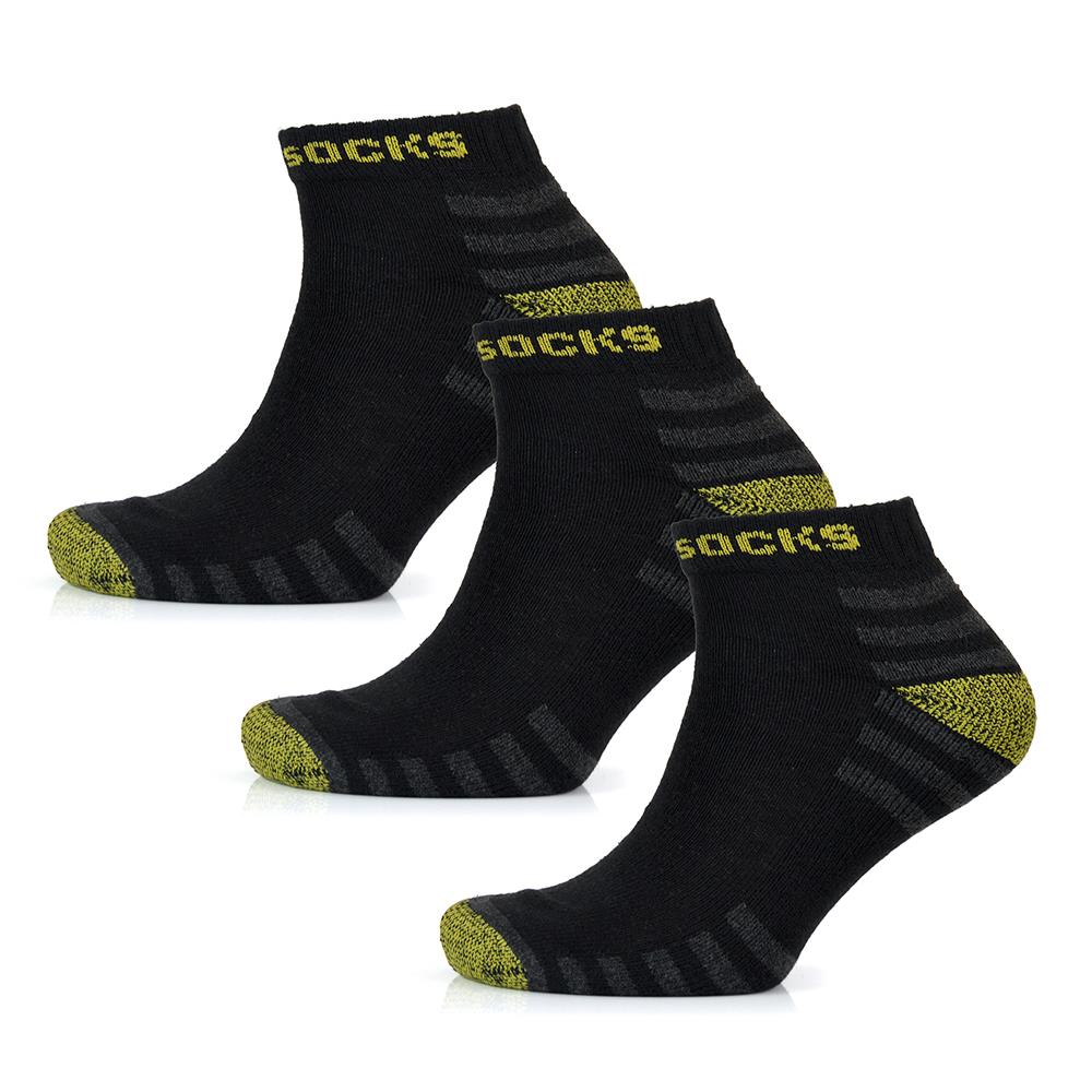 Mens Low Cut Thick Ankle Trainer Cotton Comfortable Pack Of 3 Ultimate Socks