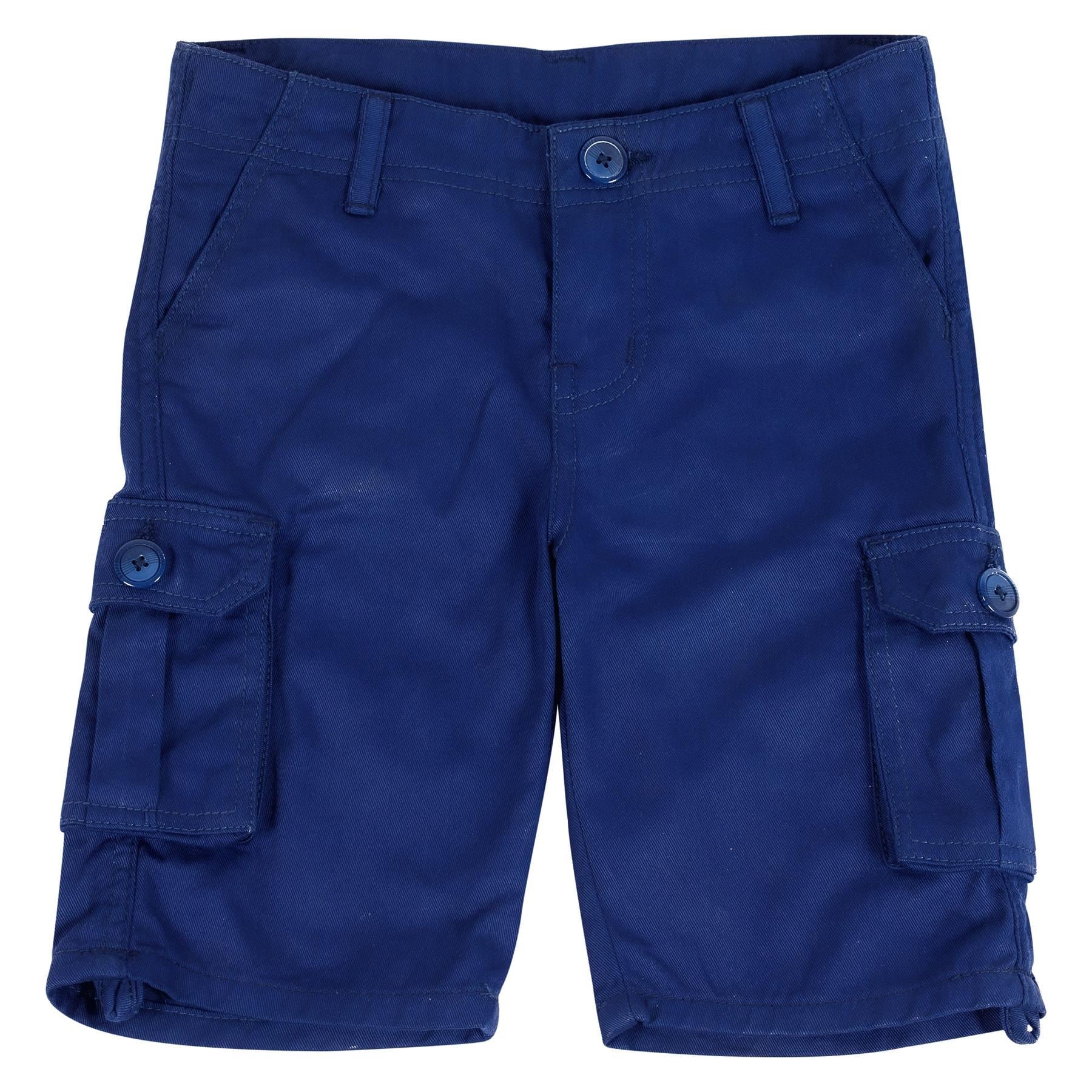 Kids Boys Summer Royal Blue Cargo Shorts