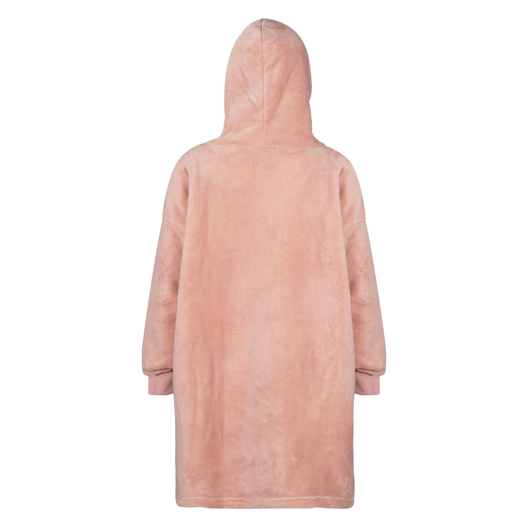 Kids Girls Boys Ultra Soft Oversized Hoodie Snuggle Plush Sherpa Fleece Lining