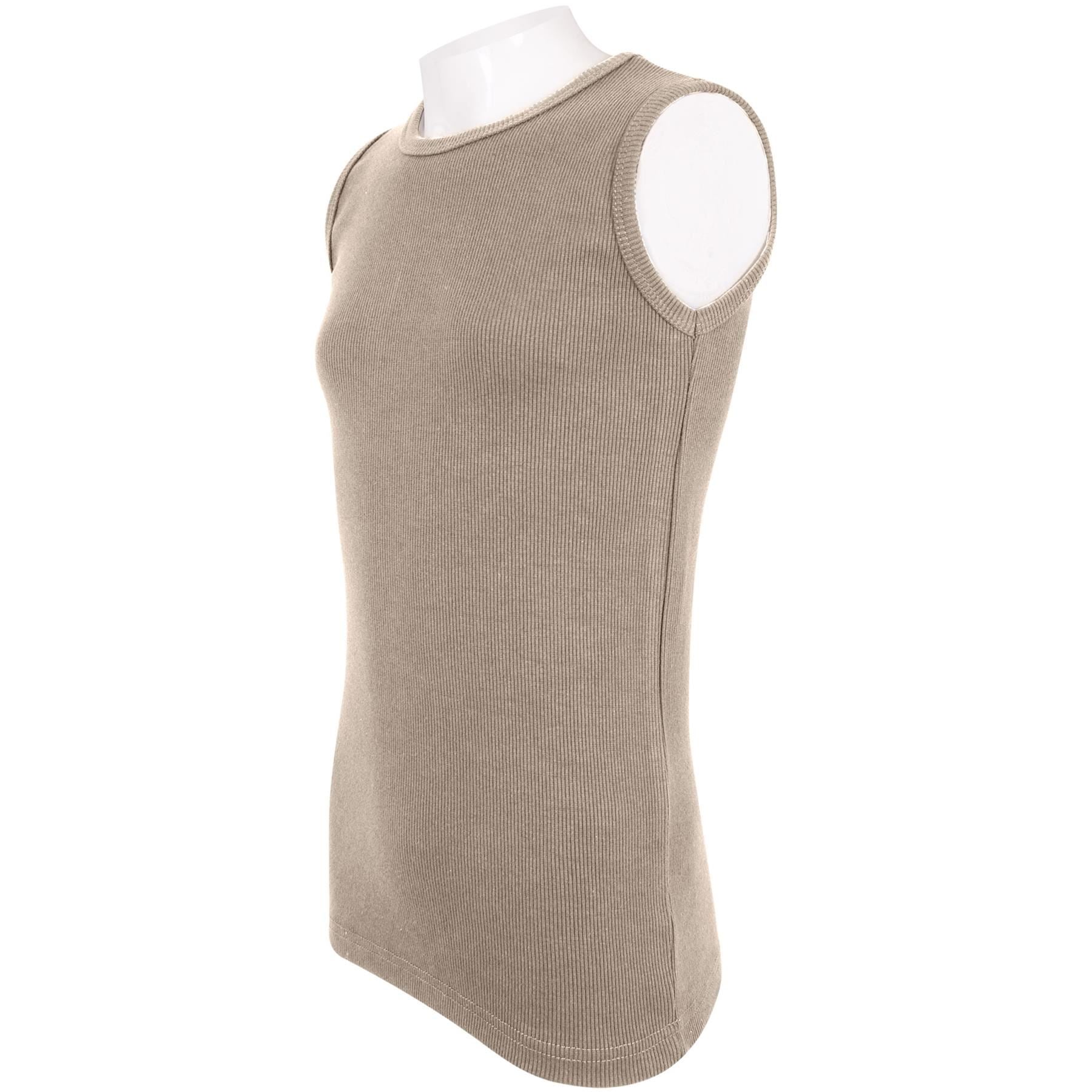 Kids Girls Boys Childrens Vest Top Tank Top Fitted 100% Rich Cotton 2-13 Years