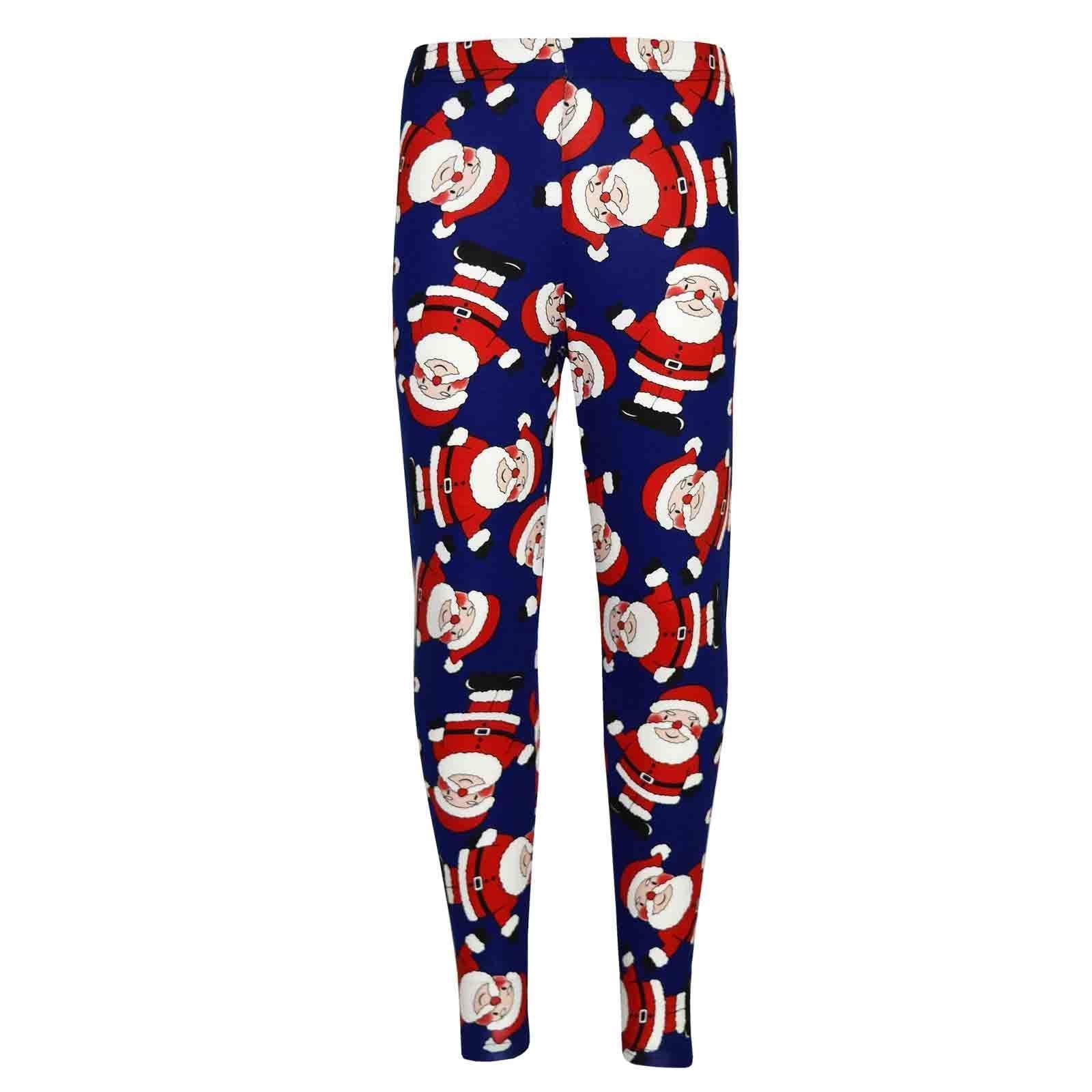 A2Z 4 Kids Girls Christmas Leggings Multi Xmas Fashion Legging