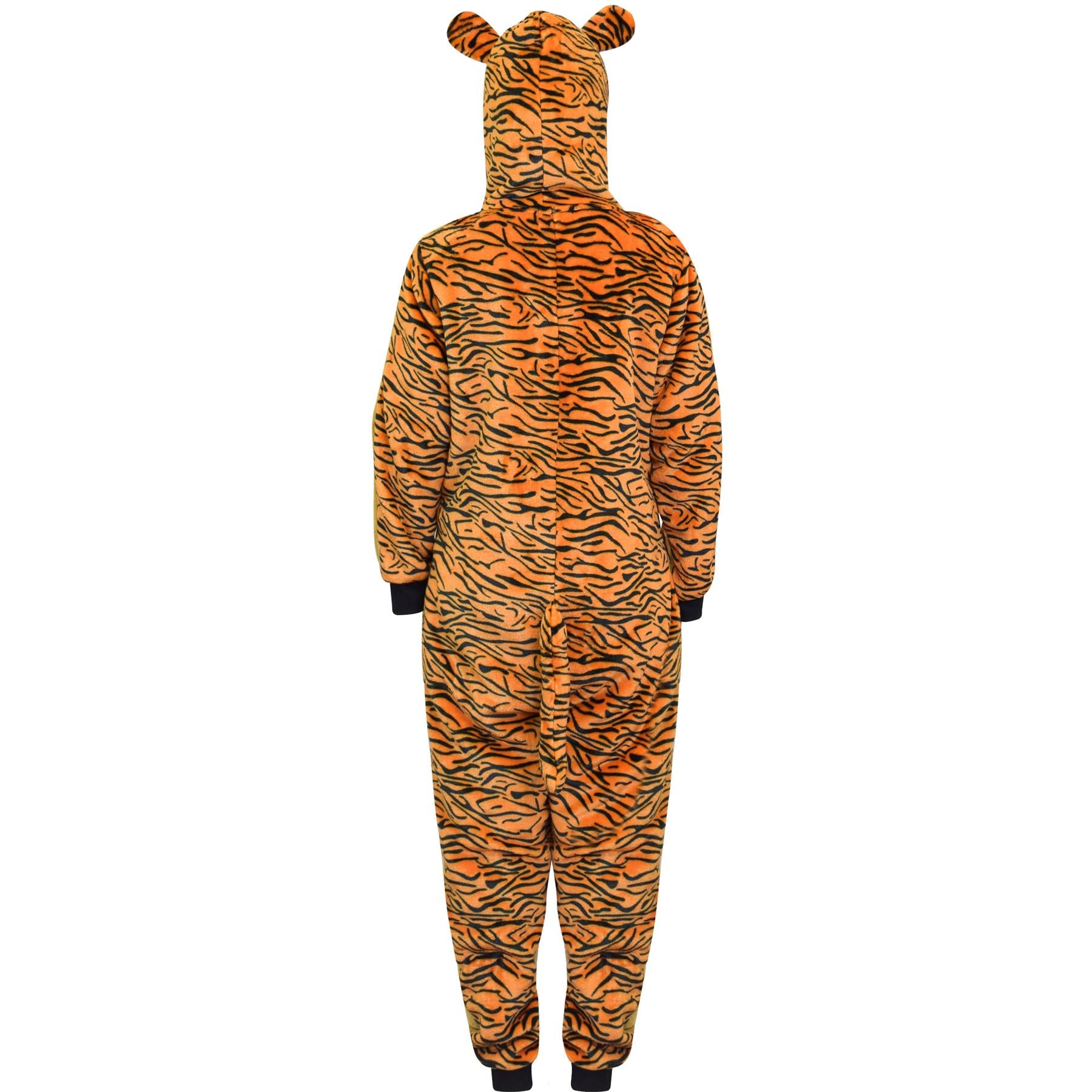 A2Z 4 Kids Unisex 2-Tone Tiger A2Z Onesie One Piece Tiger Cosplay Jumpsuit