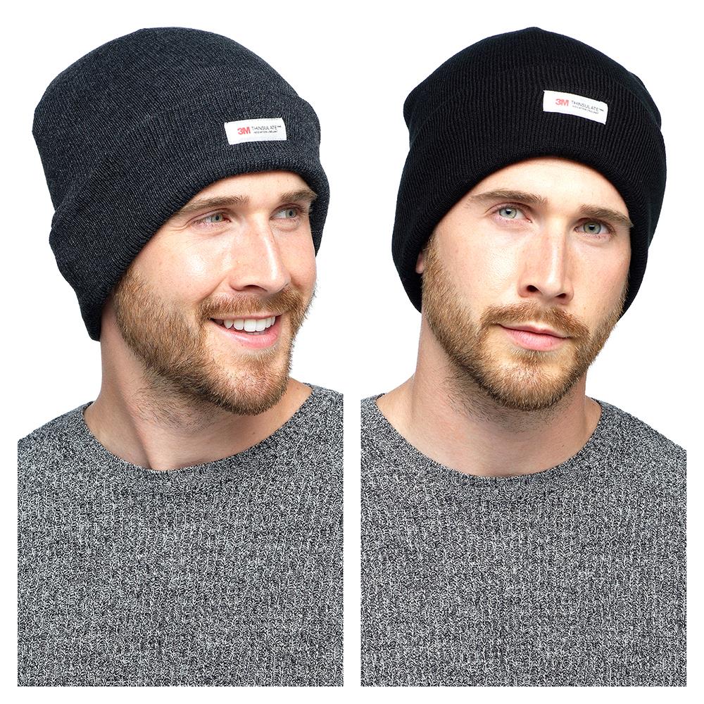 A2Z Mens Hat 3M Thinsulate Lined Insulation Thermal Acrylic Comfortable Hats Cap