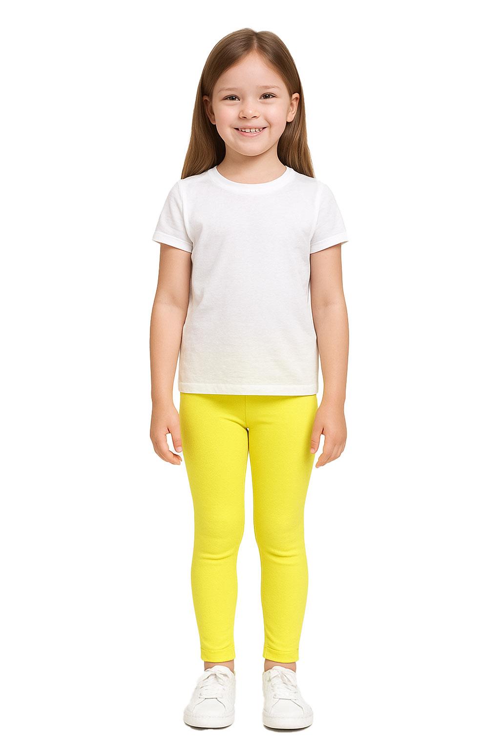 Gilrs Legging Kids Plain Color School Fashion Dance Leggings New Age 5-13 Years