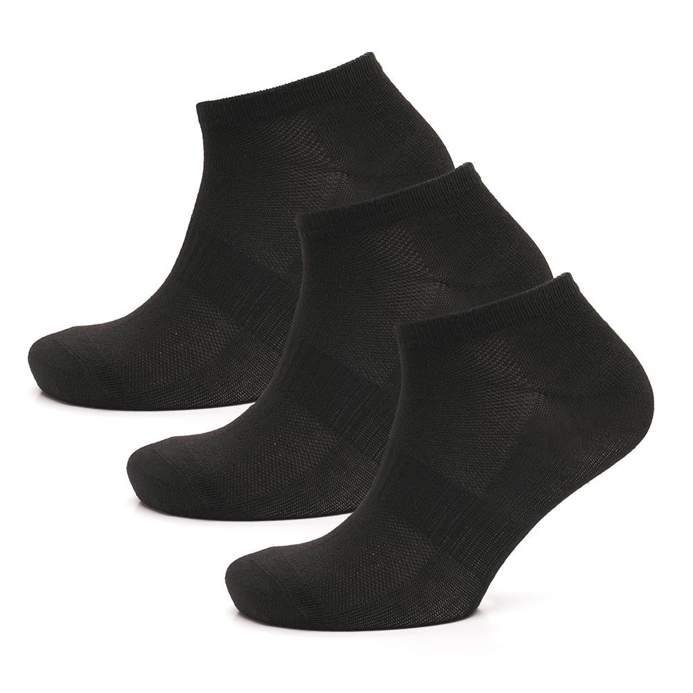 Ladies Trainer Socks 3 Pack with Arch Support Mesh Low Cut Ankle Sports Socks
