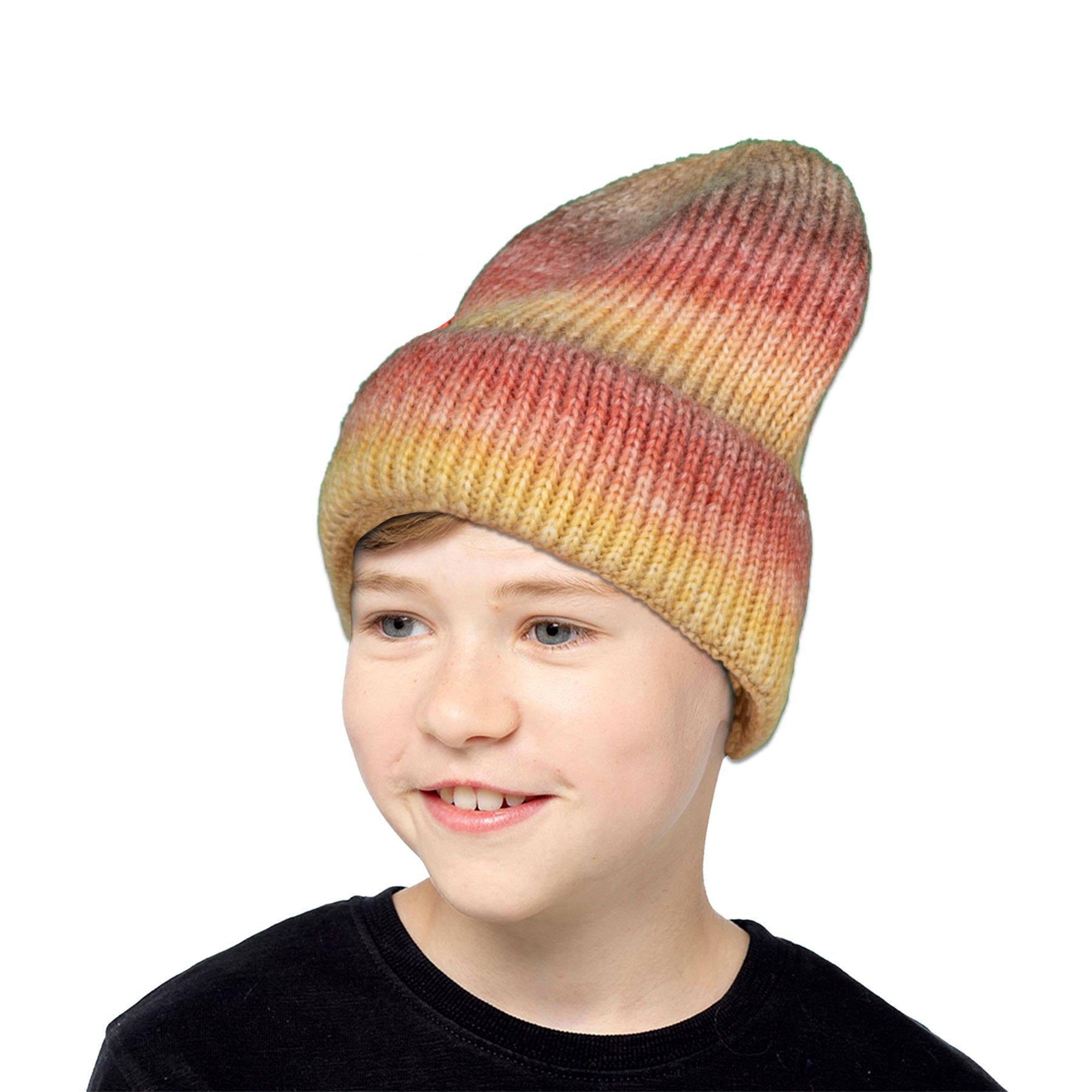 A2Z 4 Kids Girls Boys Hat Cable Knitted Beanie Soft Winterwarm Stretch Skull Cap