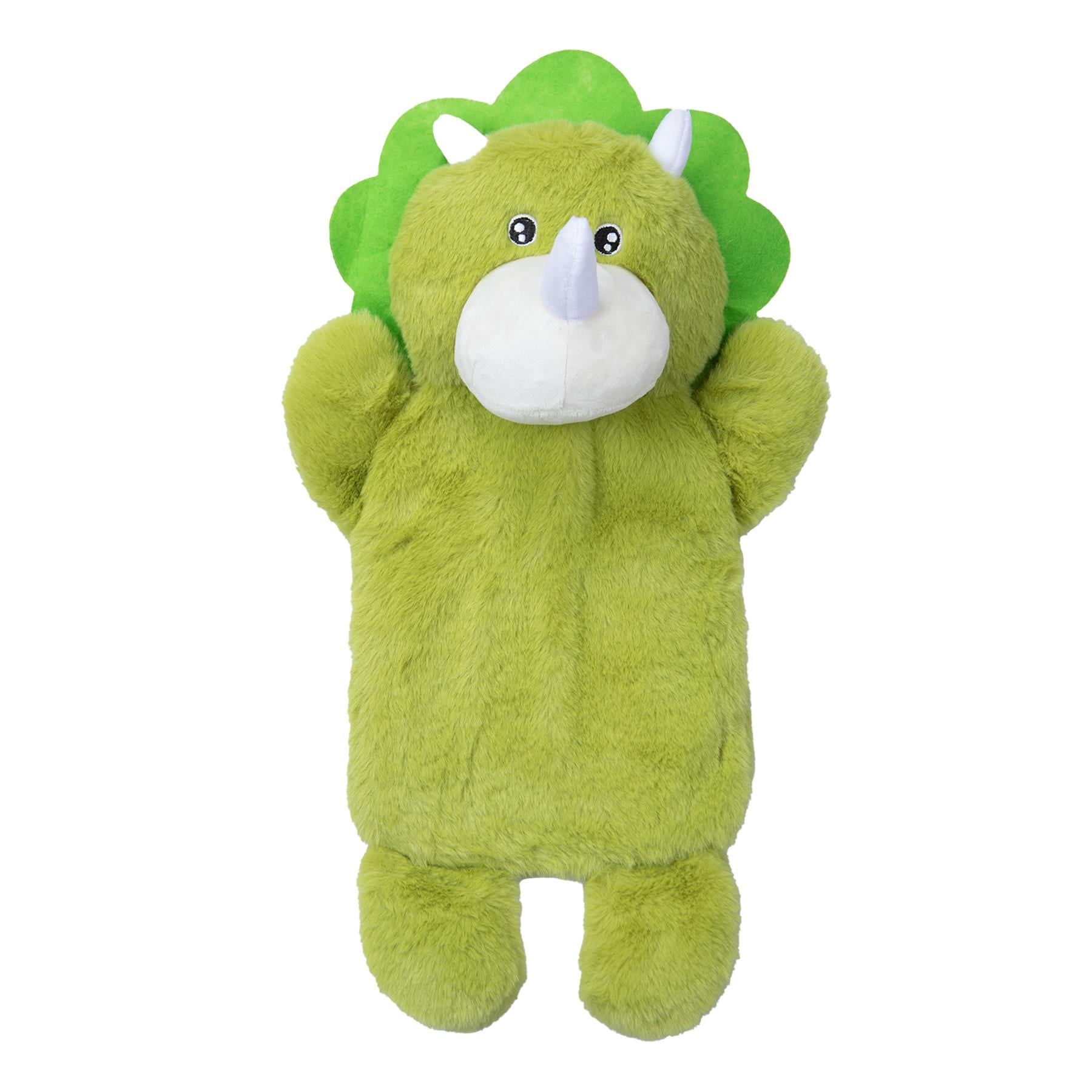 A2Z Hot Water Bottles 3D Animal Dinosaur 750ML Plush Fleece Cover Heat Therapy