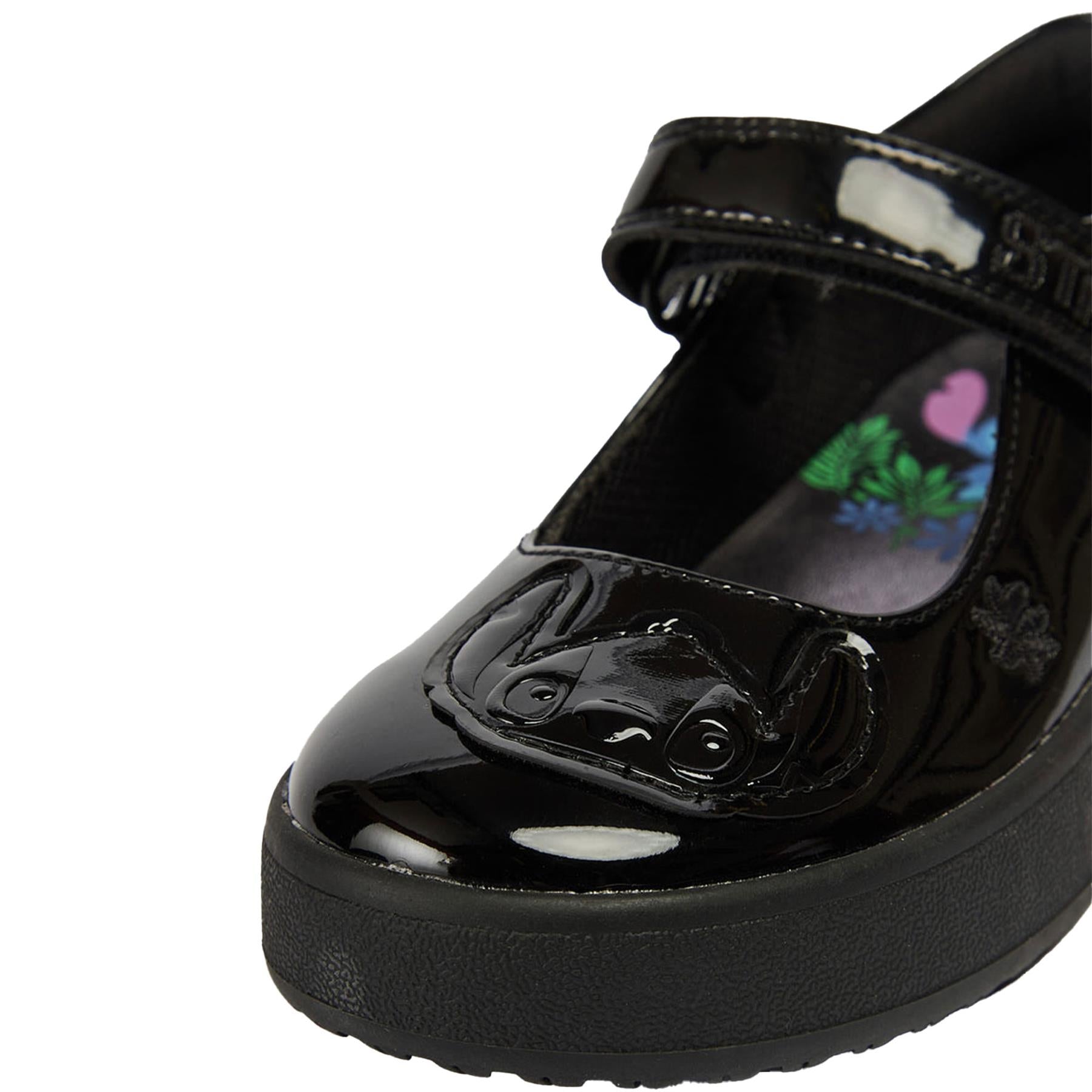 Kids Girls Official Licensed Stitch Scallop Bar Mary Jane Back To School Shoes