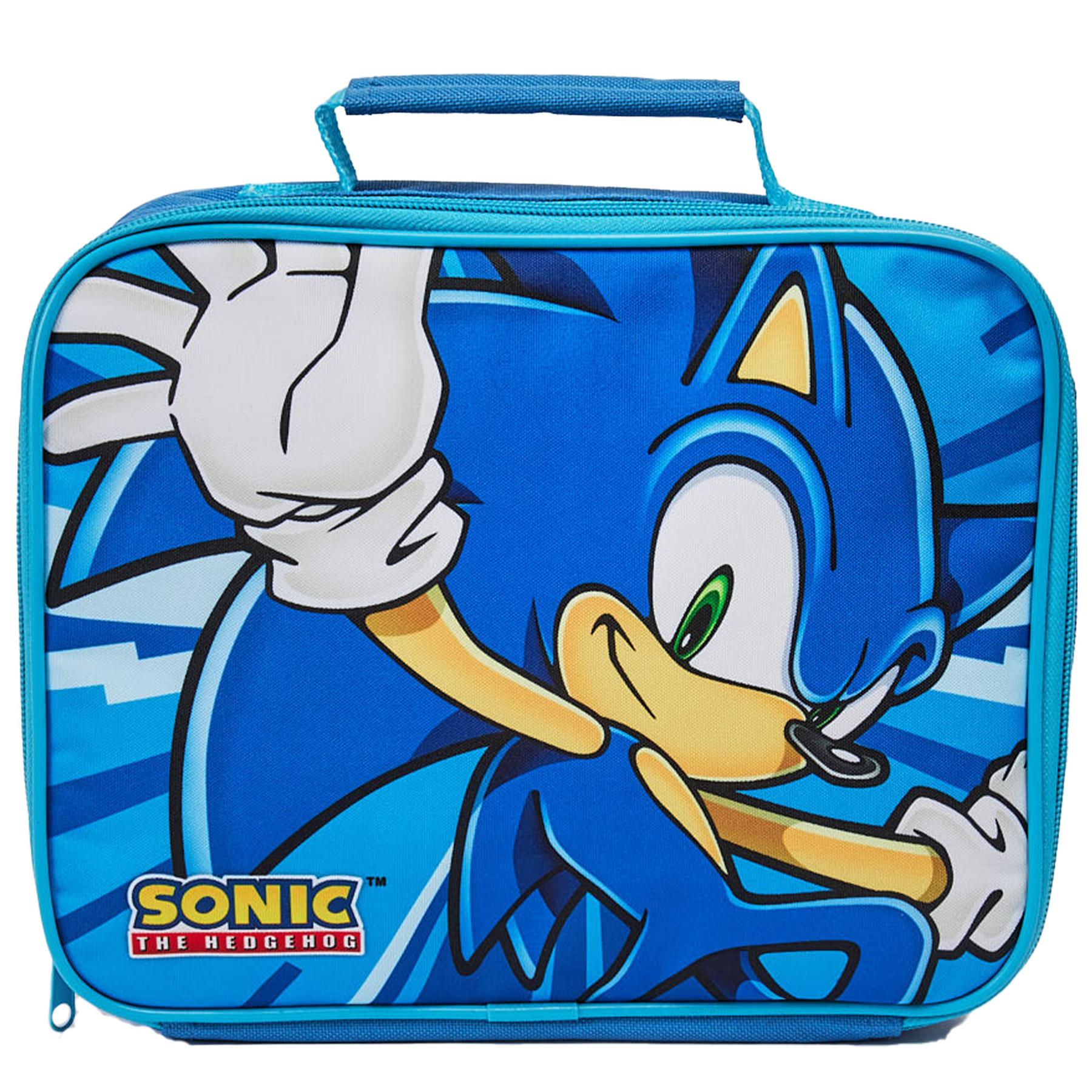 Kids Officially Licensed Sonic The Hedgehog Explosion Lunch Bag Gaming Adventure