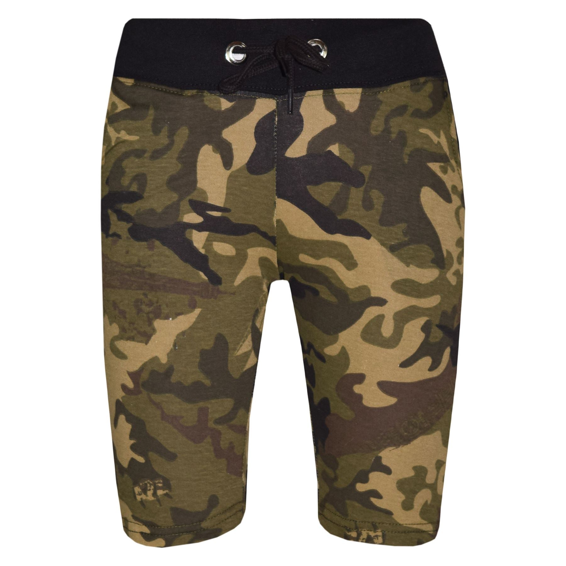 Kids Shorts Girls Boys Camouflage PE Shorts Knee Length Half Pant 5-13 Years