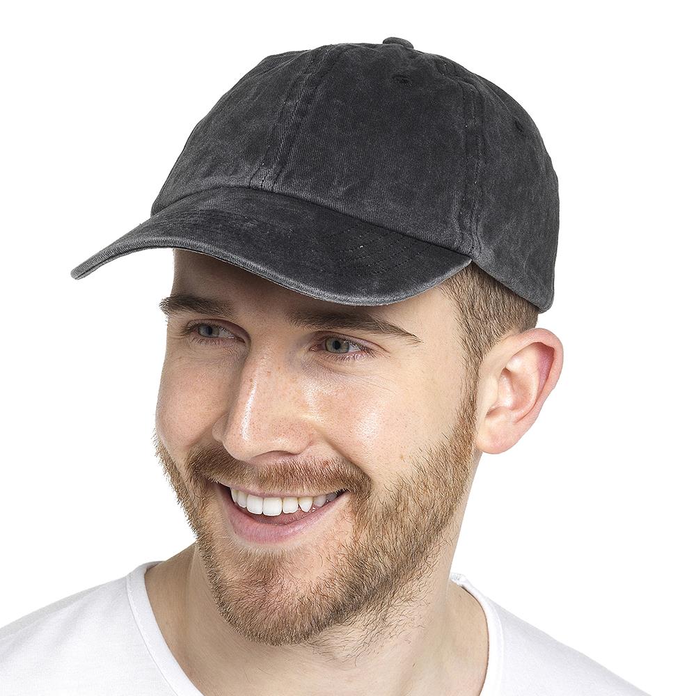 A2Z Mens Plain Baseball Cap Breathable Cotton Classic Crew Cap Snapback