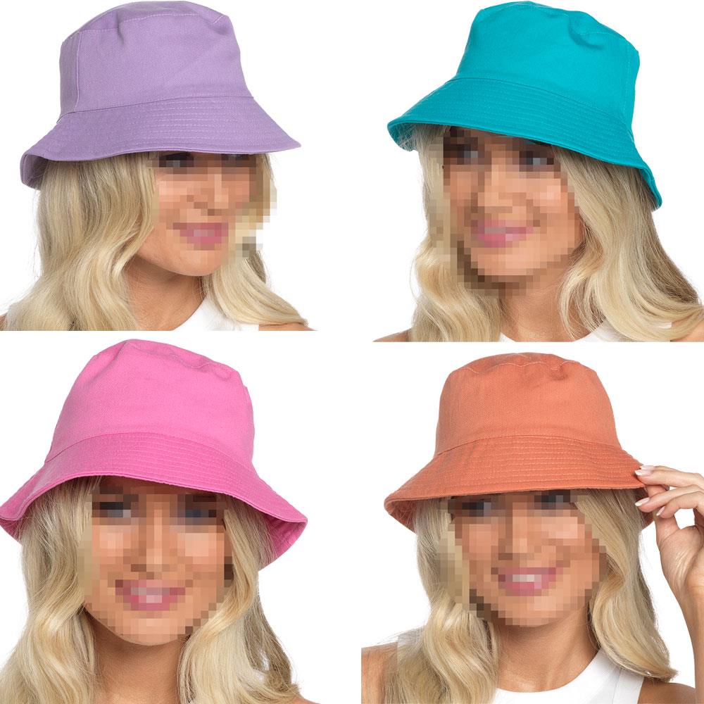 Womens Bucket Hat Summer Foldable Cotton Sun Hat UV Protection Hiking Camping