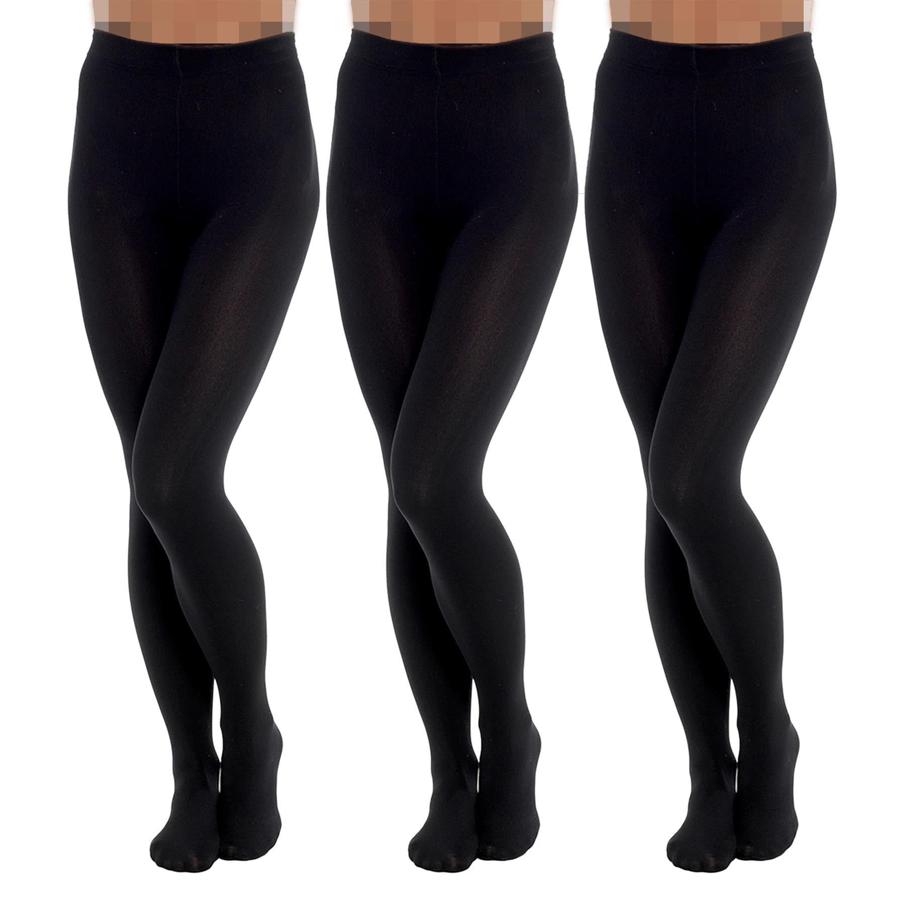 A2Z Ladies 3 Pack Thermal Legging Teenage High School Elasticated Winter Legging