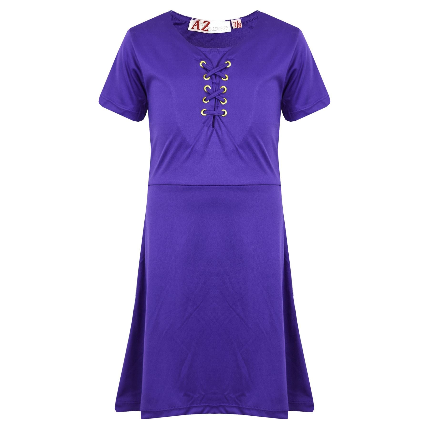 Girls Skater Dress Kids Party Fashion Stylish Laces Dresses New Age 5-13 Years