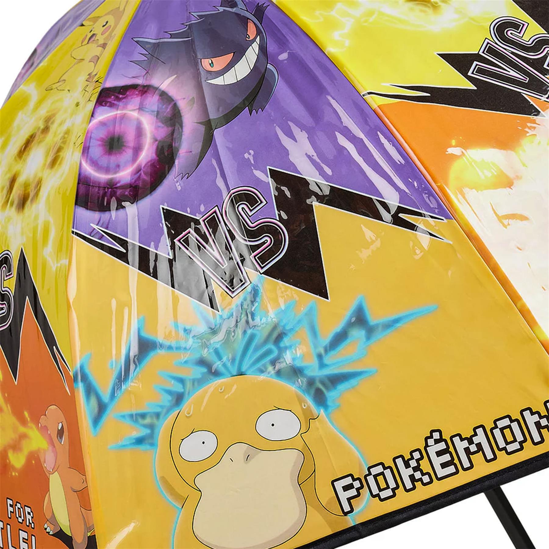 Pokemon Kids Umbrella Officially Licensed Battle Design Character Brolly Unisex