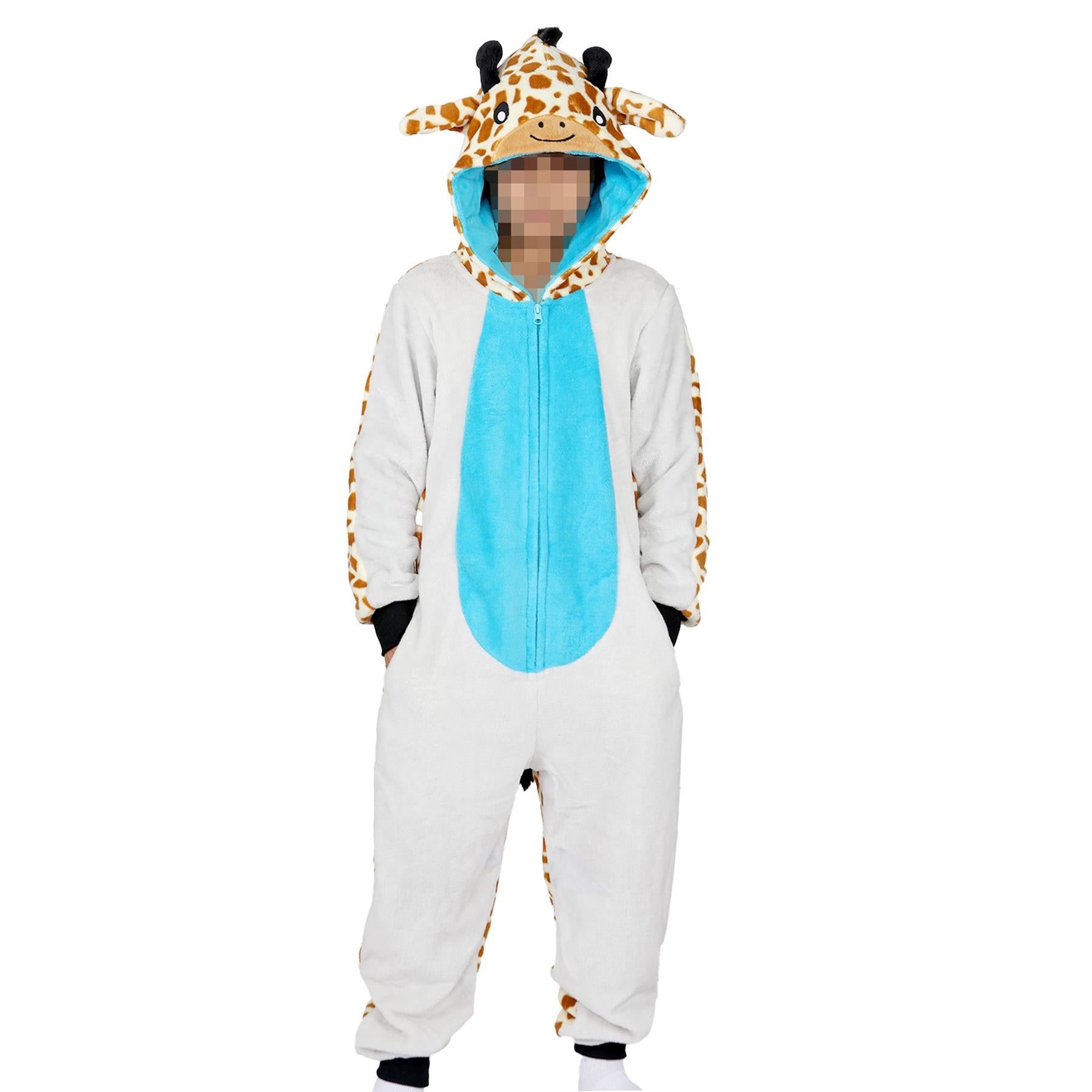 Kids 2Tone Giraffe A2Z Onesie One Piece Unisex Giraffe Nativity Cosplay Jumpsuit