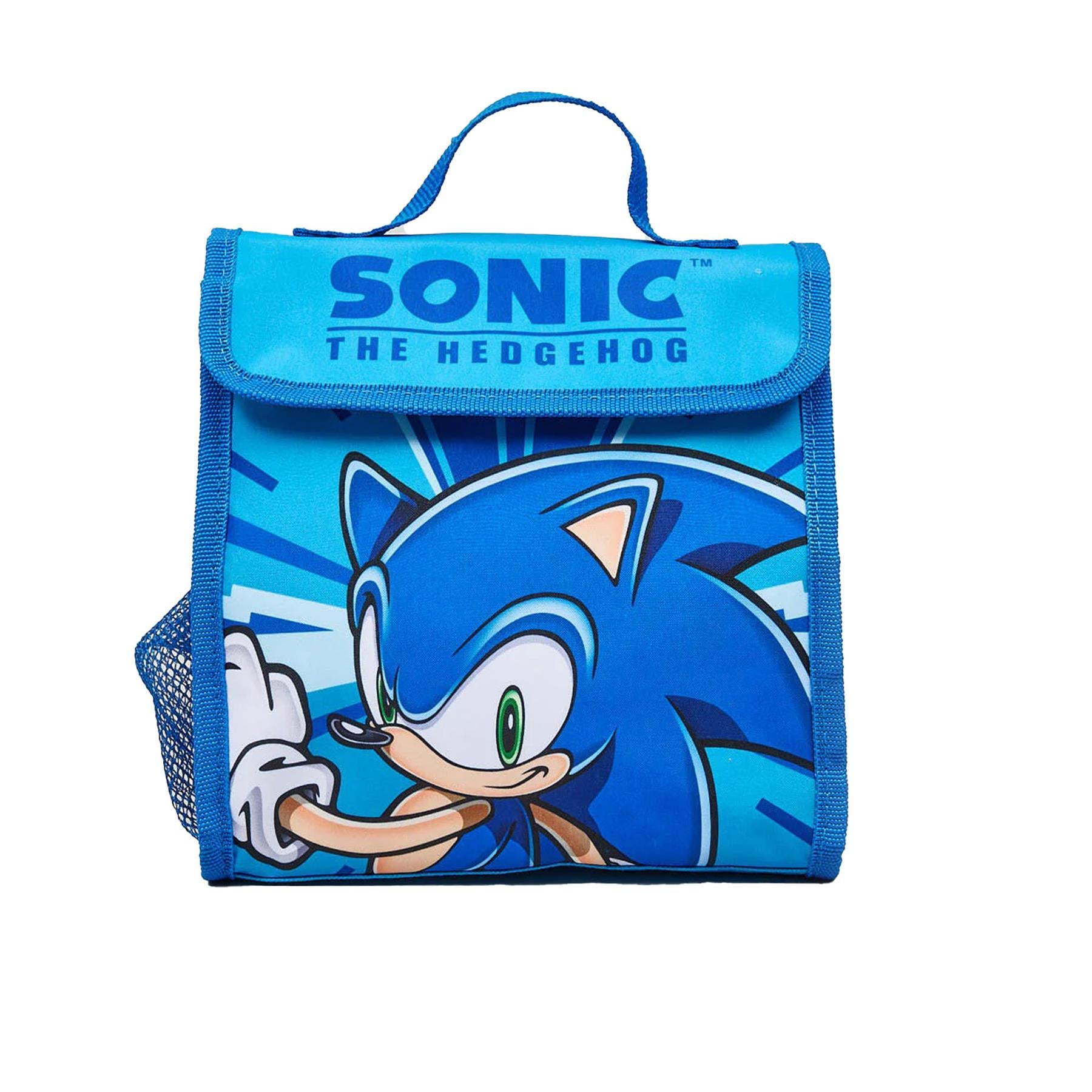 Kids Sonic The Hedgehog Lunch Bag Official Licensed PE School Camping Lunch Bags