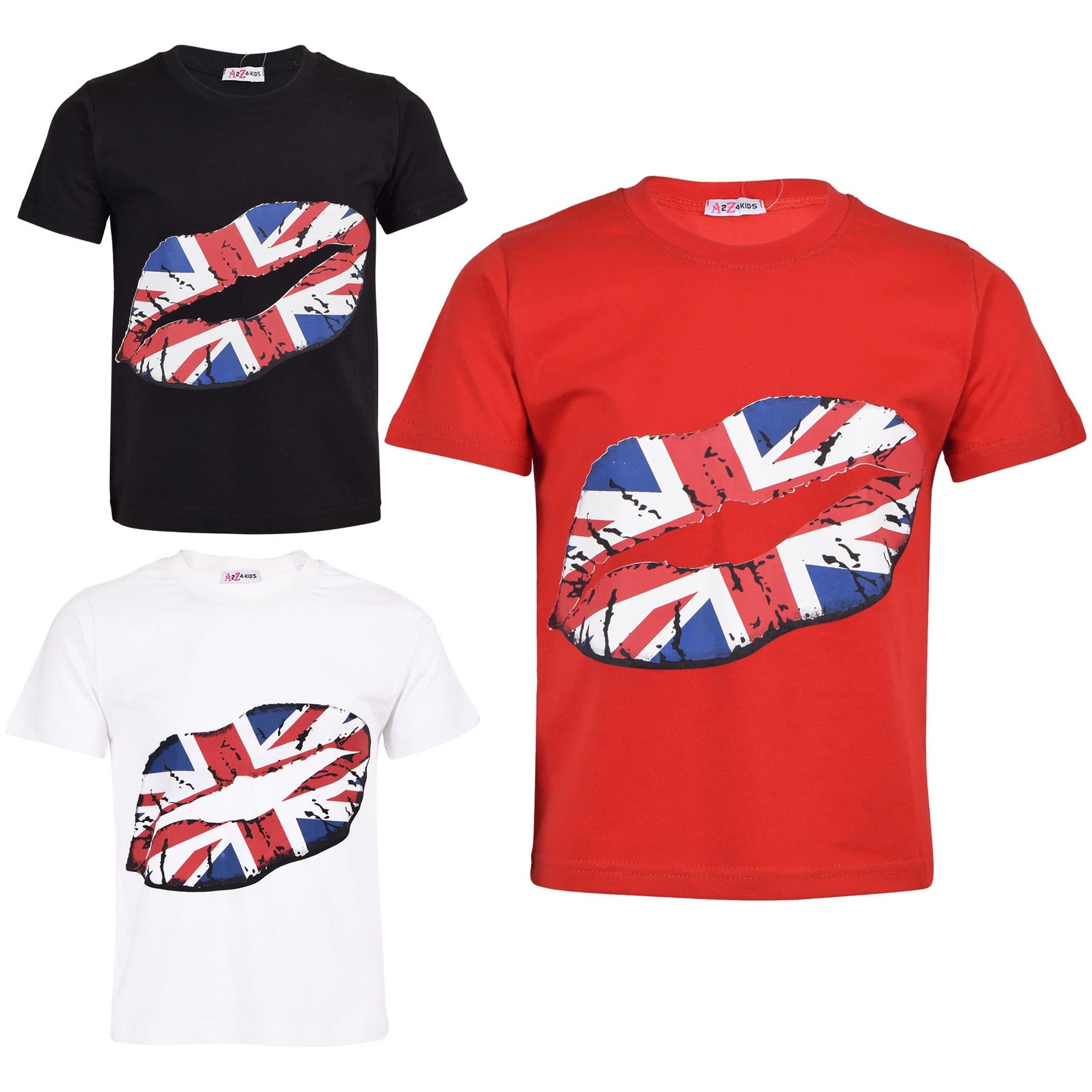 Kids Girls Boys T Shirts Union Jack Flag King Charles III Coronation Ceremony