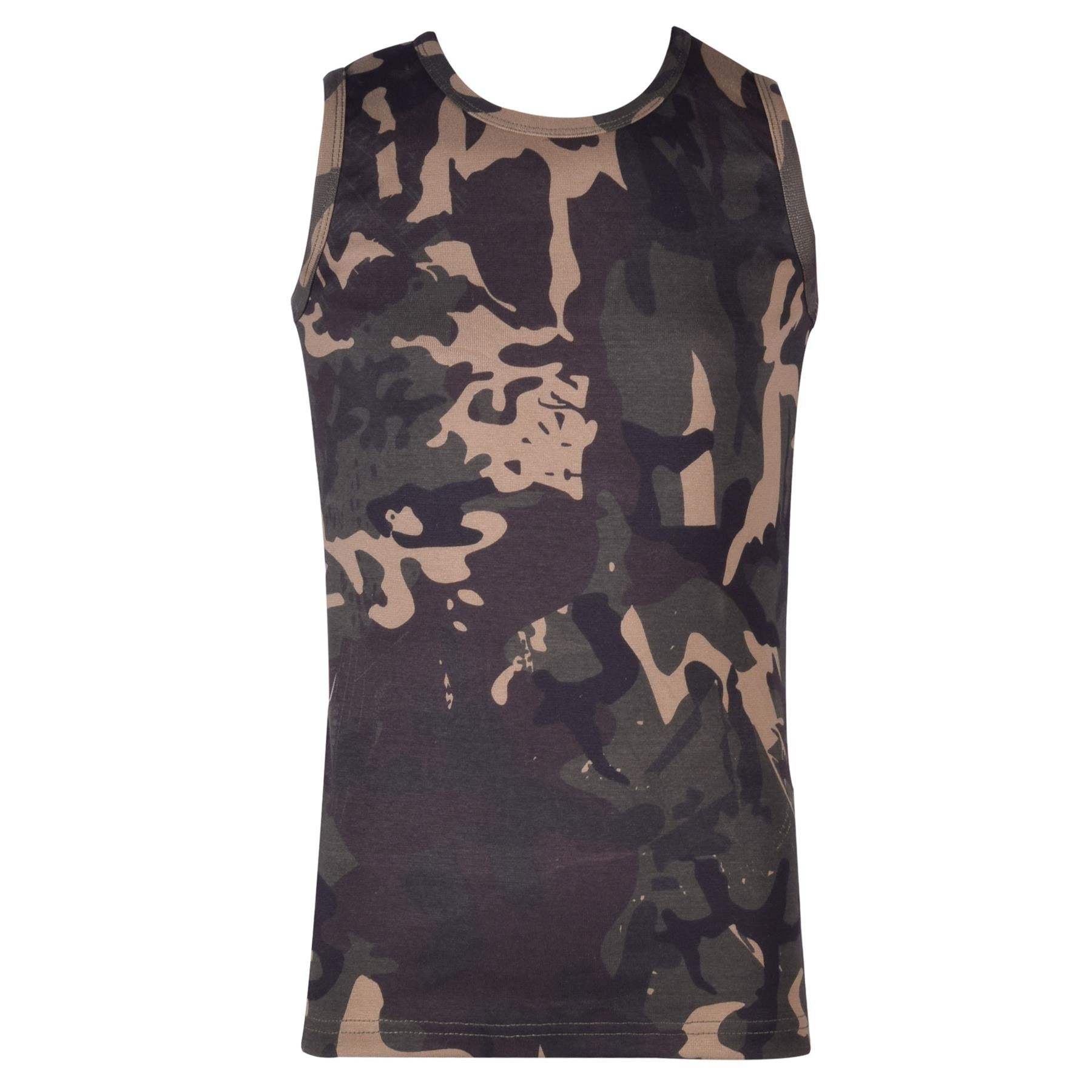 Kids Girls Ribbed Vest Top 100% Thick Cotton Fashion Tank Tops T Shirt 2-13 Year