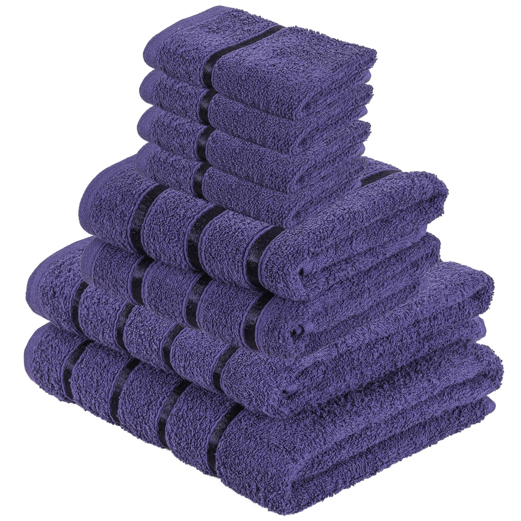 Luxurious 10 Piece Towel Bale Set 2x Bath Towels 4x Hand Towels 4x Face Towels