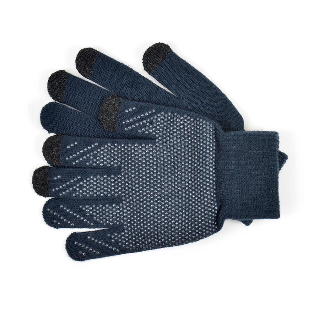 A2Z Mens Gloves Thermal Warm Winter Touch Screen Anti-slip Gloves Knit Mittens