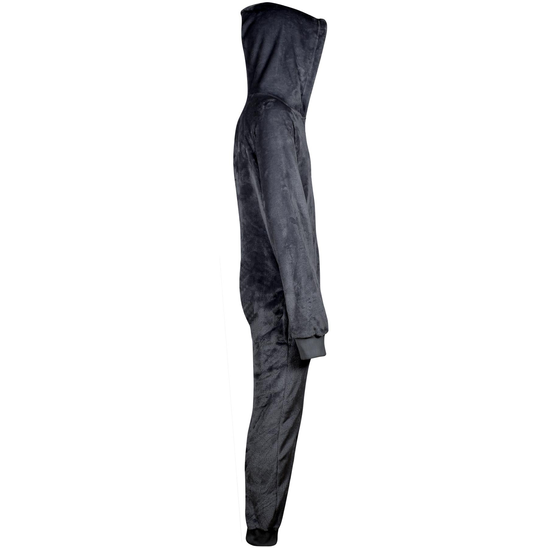 A2Z 4 Kids Girls Boys Plain Fleece Hooded Onesie Soft Comfortable for Children