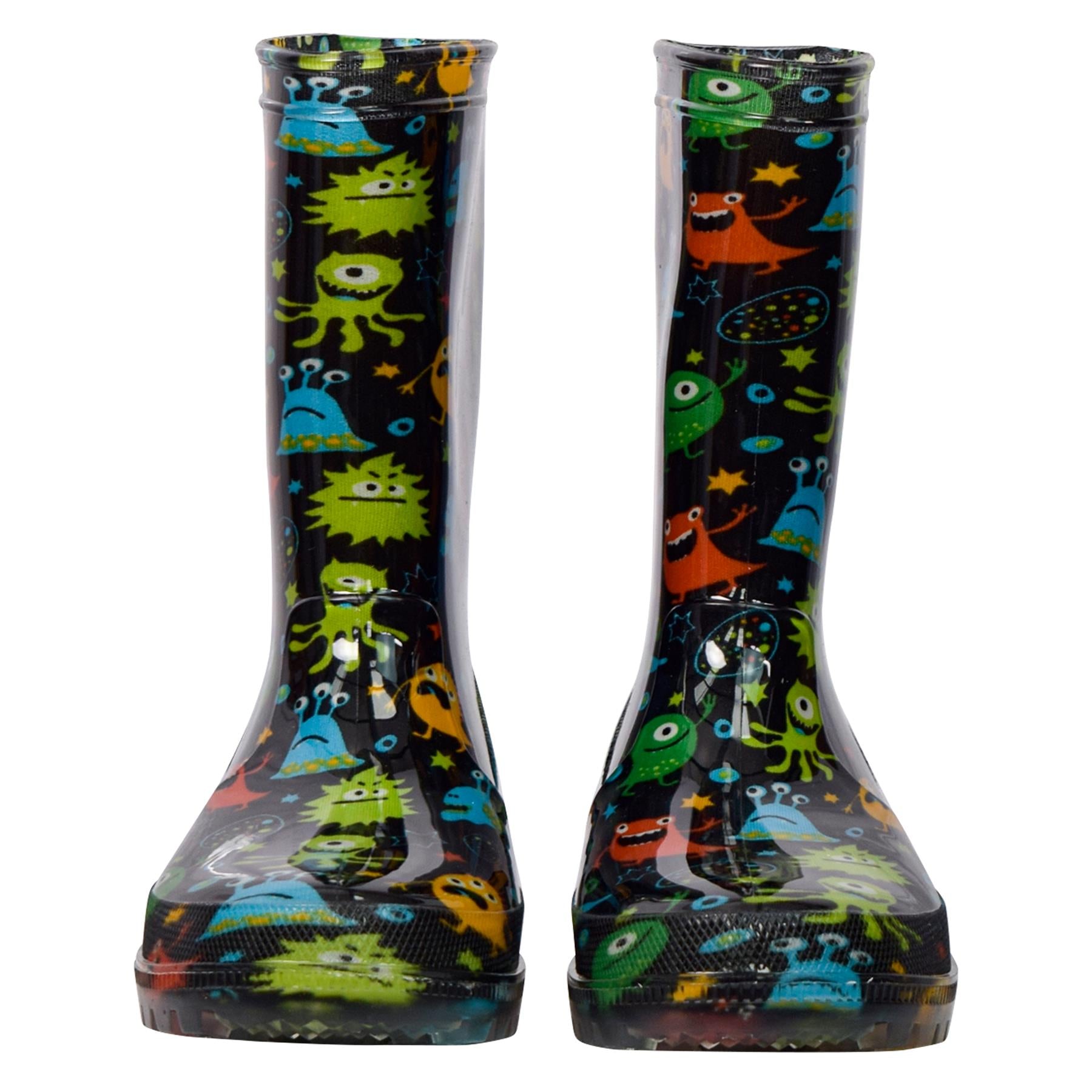 Kids Boys Wellington Wellies Non-Slip Waterproof Lightweight Kids Rain Boots