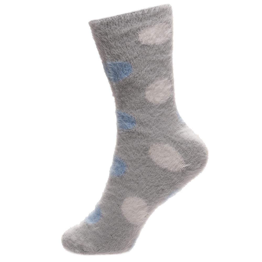 A2Z Ladies 2 Pack Novelty Chenille Cosy Socks Soft Brushed Warm Winter Socks