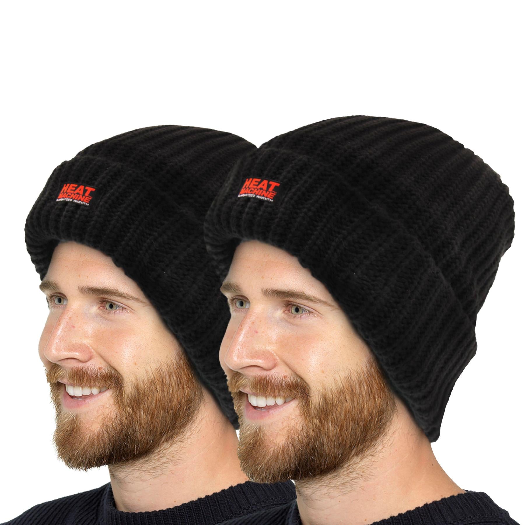 A2Z Mens Hats Knit Beanie Thermal Hats Stretchy Soft Feel Winter Warm Caps Hat