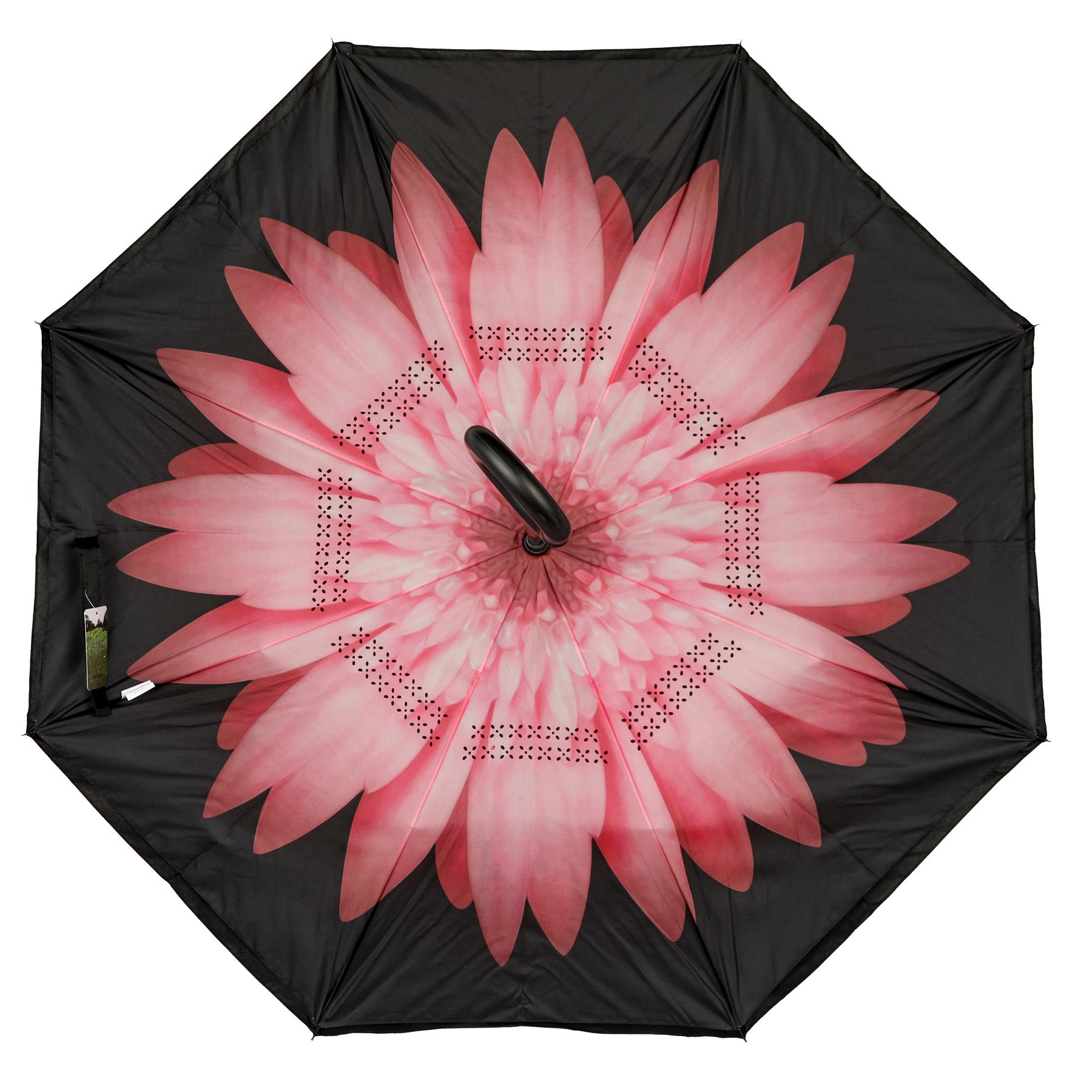 A2Z Women's Dual Layer Inverted Umbrella Reverse Open Folding Umbrella C Handle