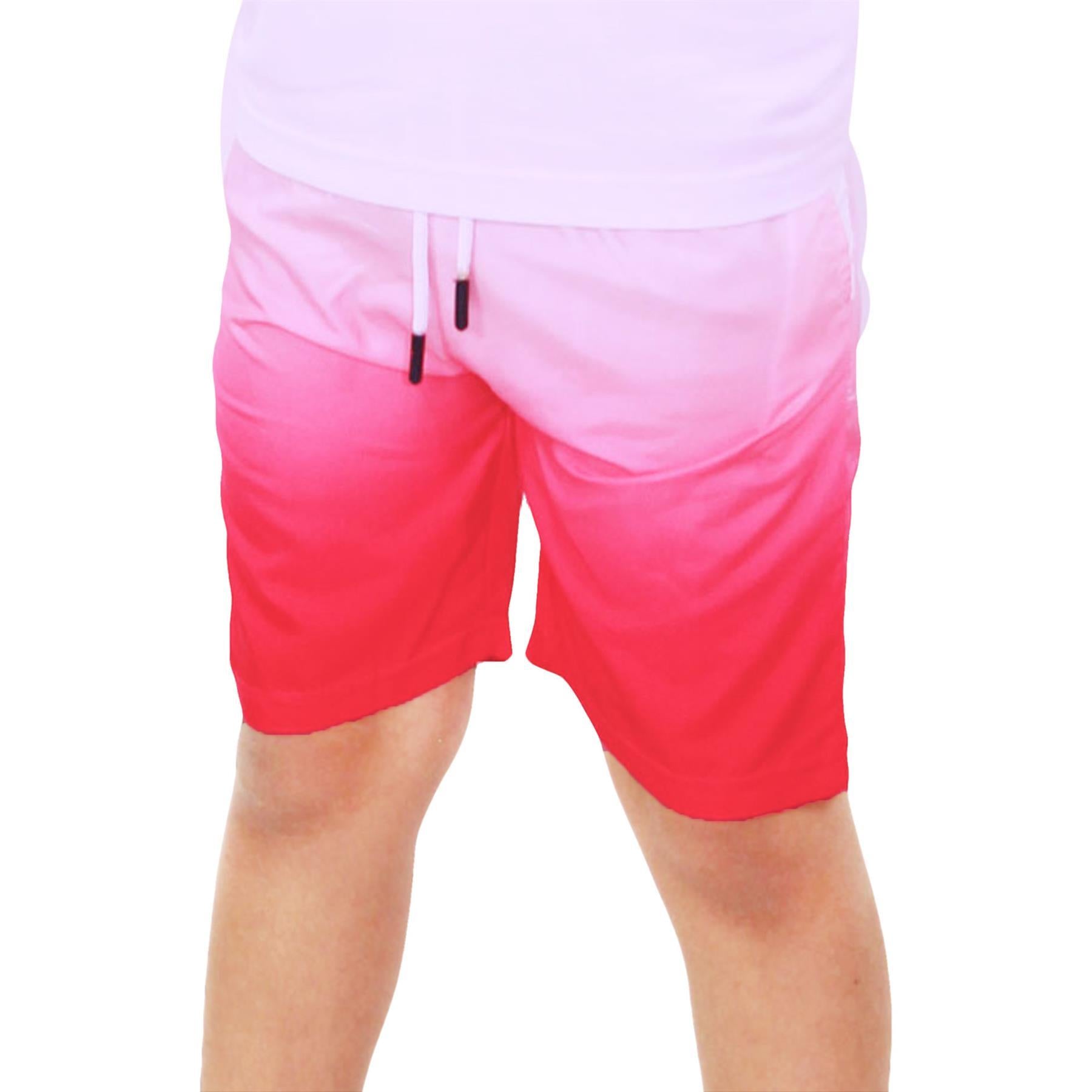 Kids Boys Gradient Colour Shorts Two Tone Fade New Summer Fashion Age 5-13 Years